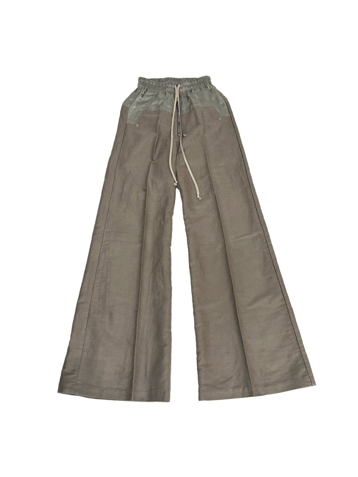 Rick Owens Drk Pearl Woven Pants - Wide Bela Pants Mork