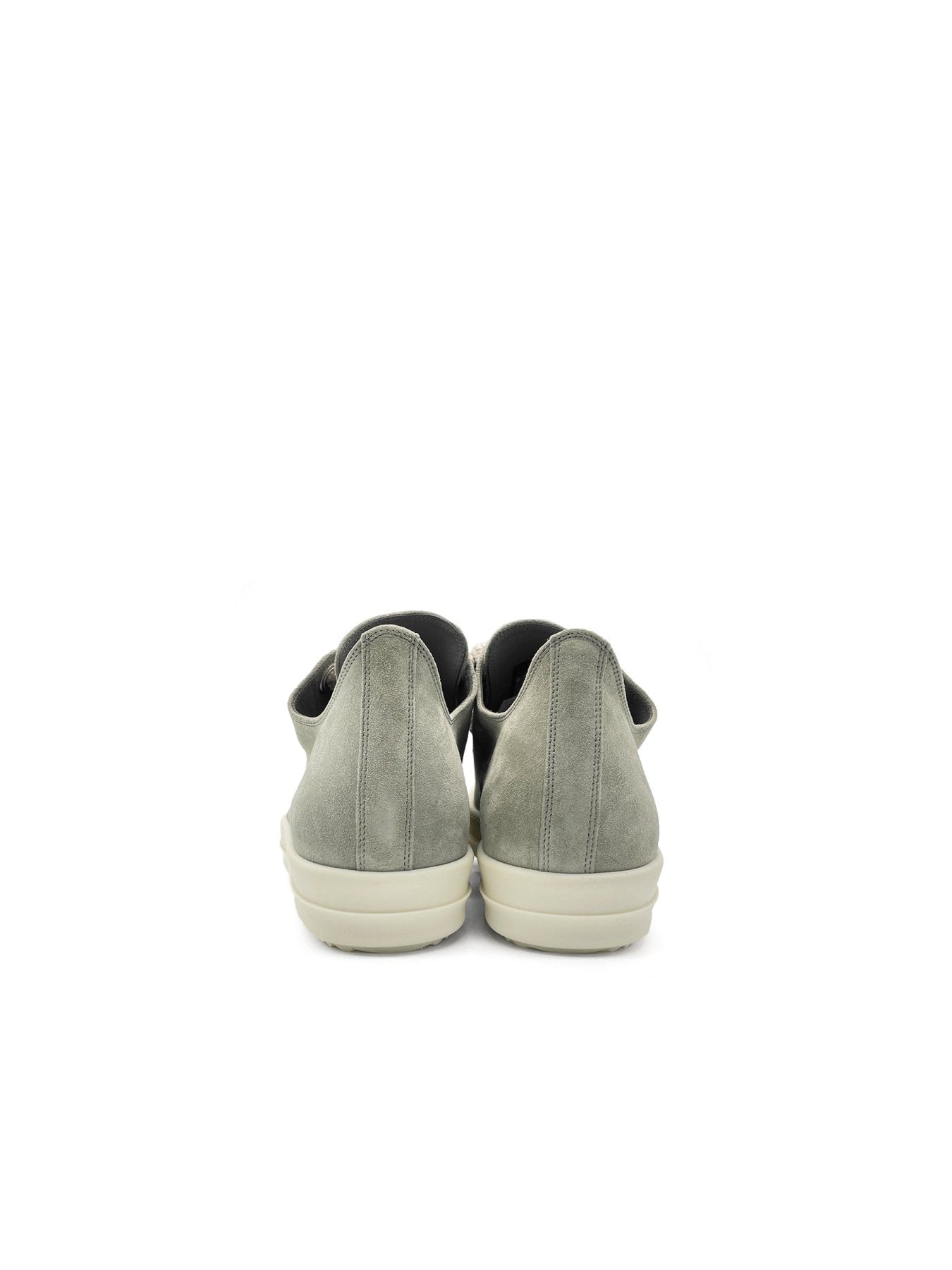 Rick Owens Drkpearl/Milk/Milk Leather Shoes - Jumbolace Low Sneaks