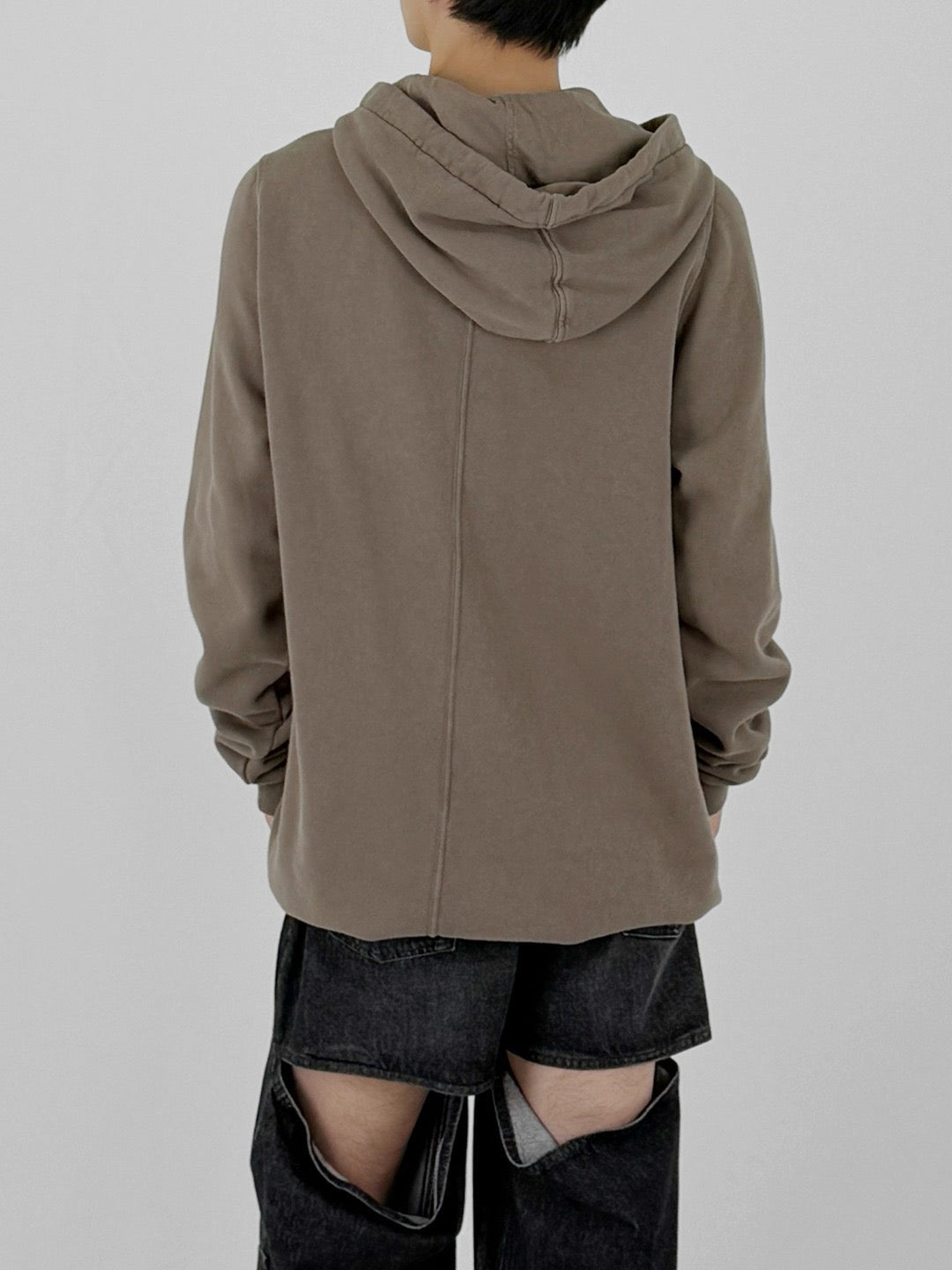 RICK OWENS - Embroidered Knit Sweatshirt - AW24 - DUSTED PHOENIX