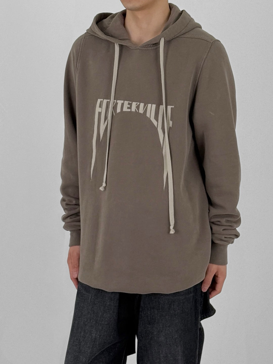 RICK OWENS - Embroidered Knit Sweatshirt - AW24 - DUSTED PHOENIX