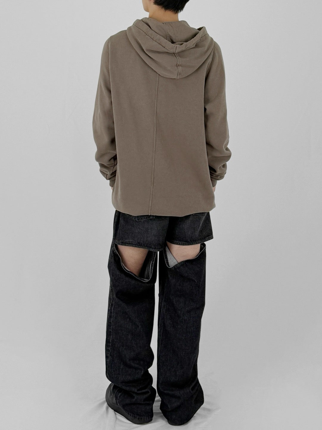 RICK OWENS - Embroidered Knit Sweatshirt - AW24 - DUSTED PHOENIX