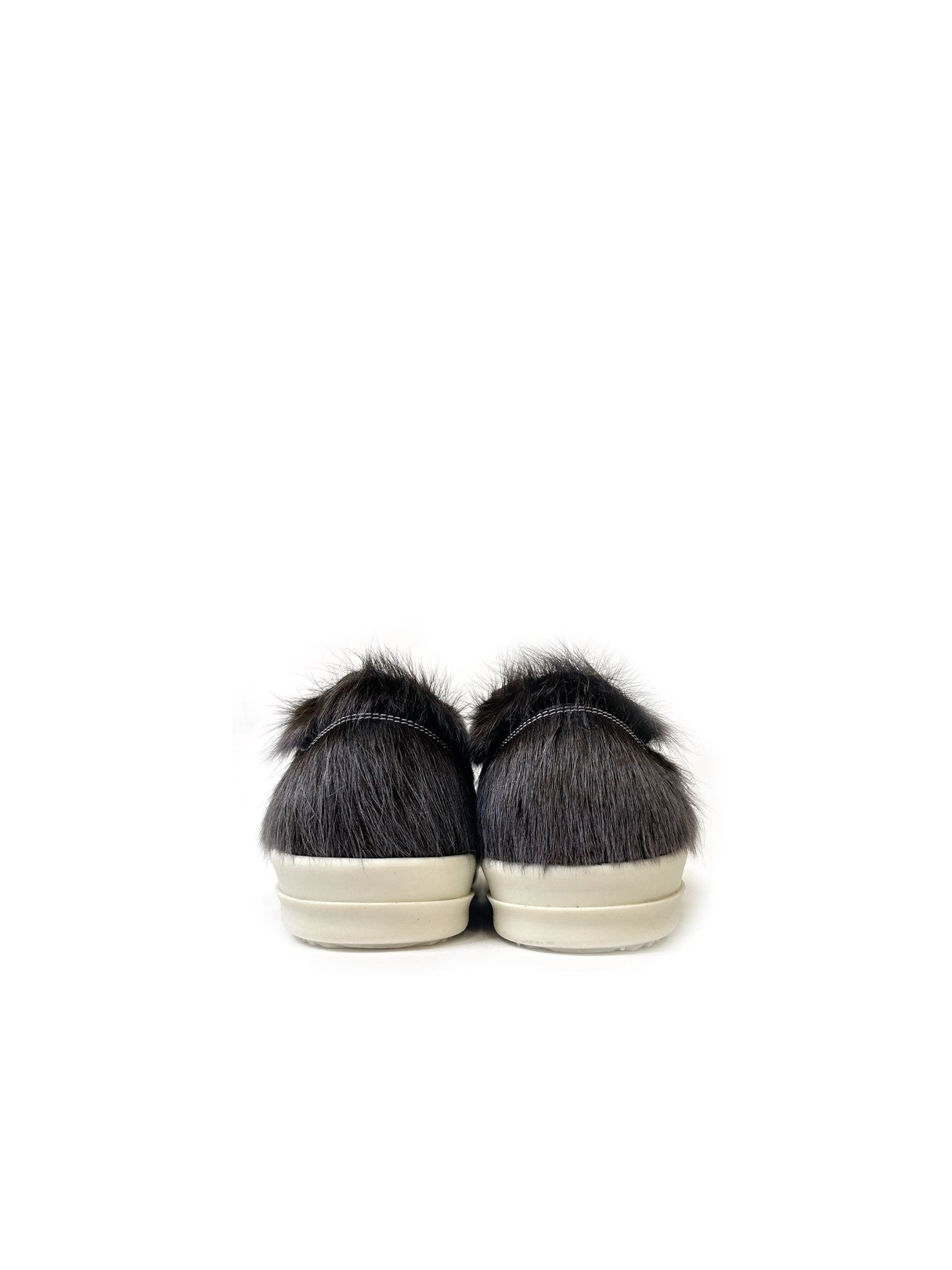 RICK OWENS - Fur Shoes - Vintage Sneaks - AW25 - 10611 INDIGO/MILK/MILK