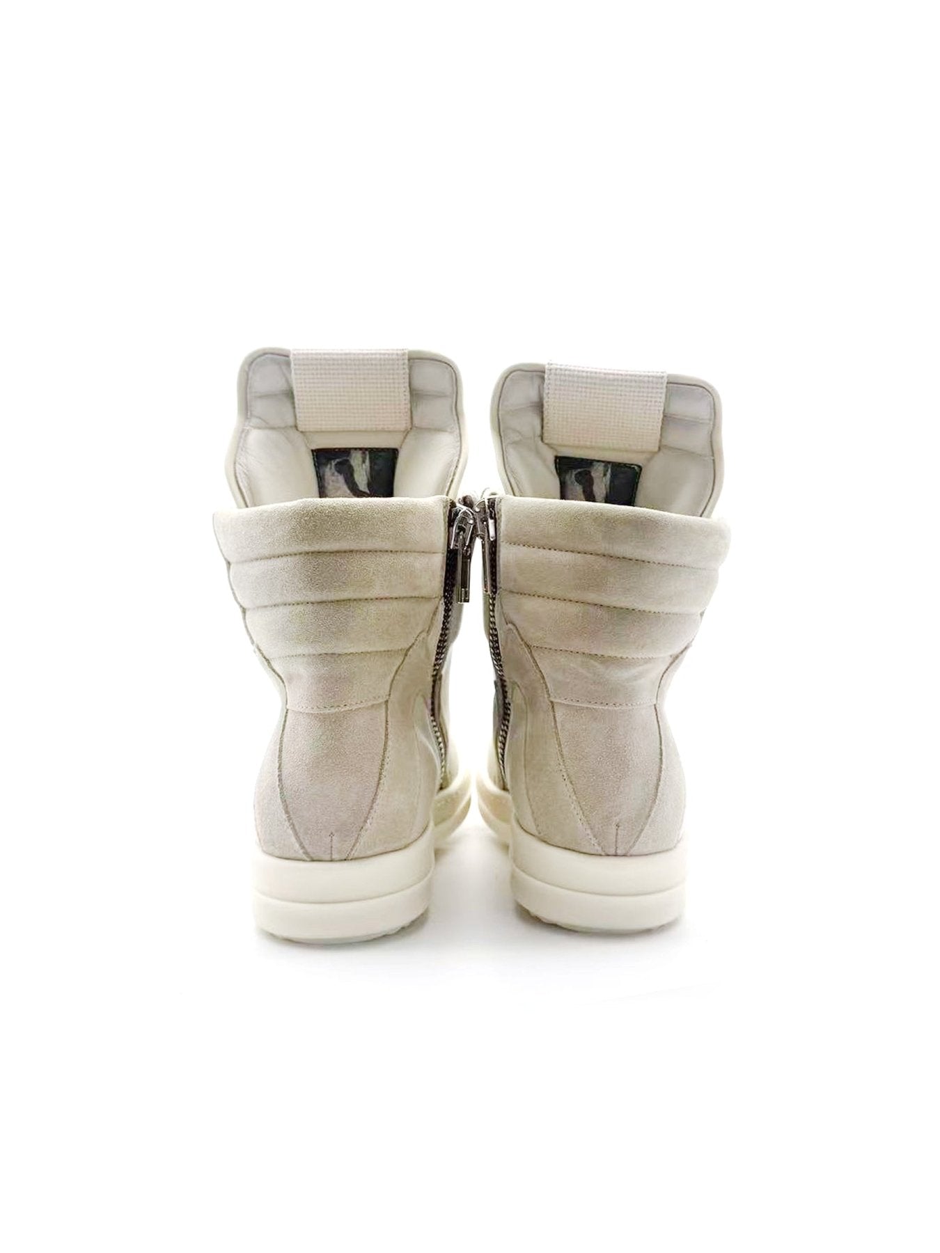 RICK OWENS Geobasket Leather High-Top Sneakers