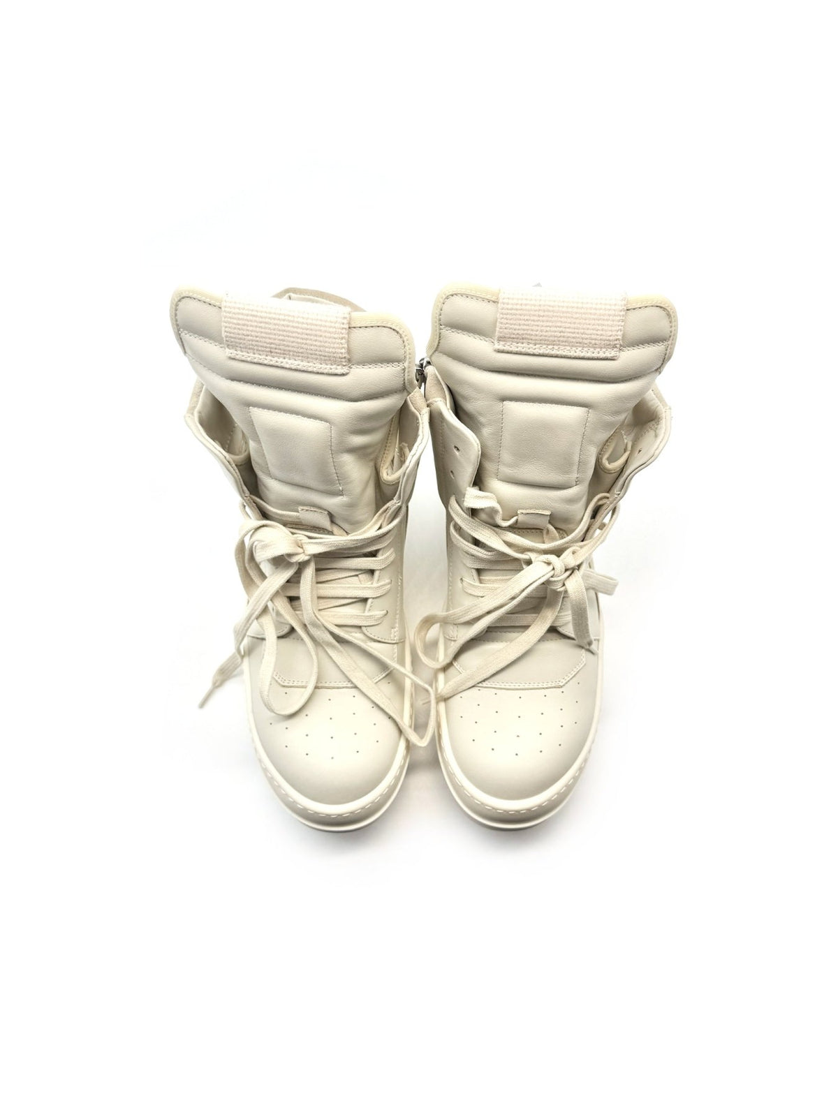 RICK OWENS Geobasket Leather High-Top Sneakers