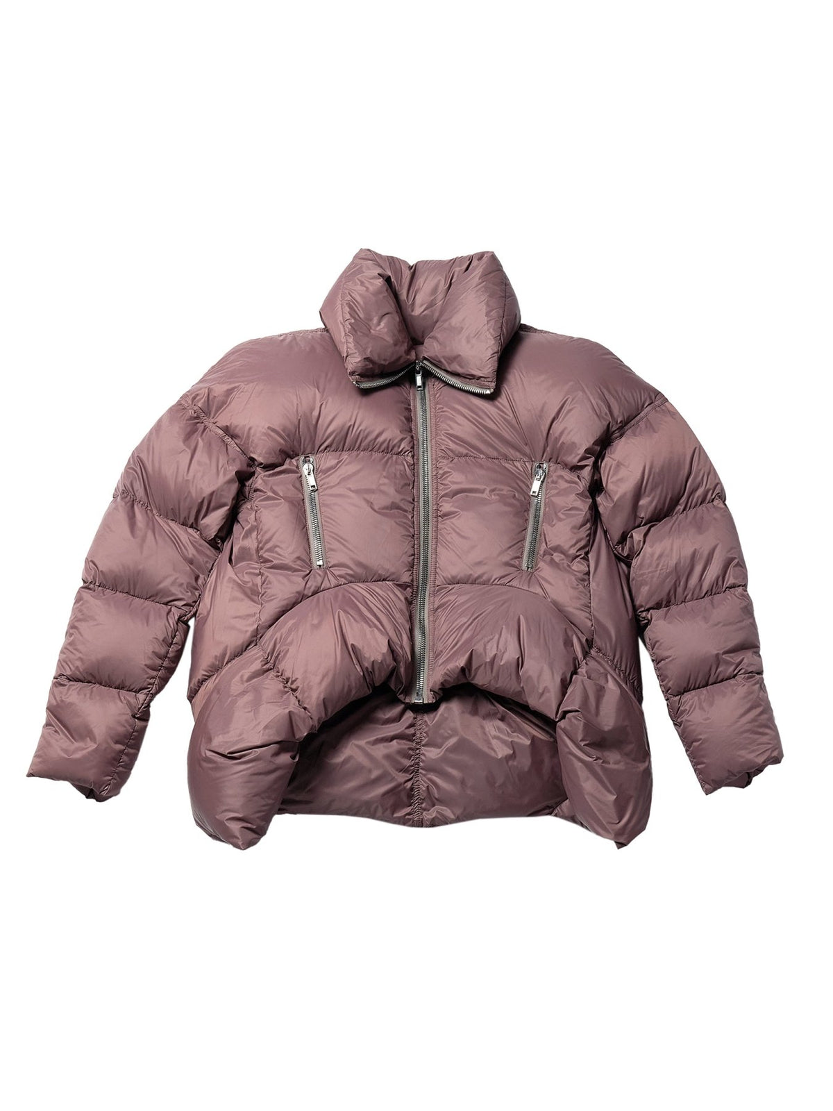 Rick Owens Grape Woven Down Jacket - Draculimo