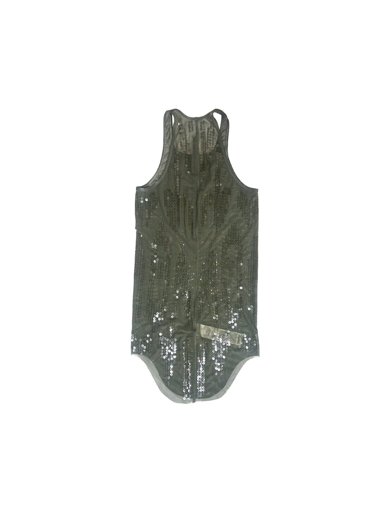 RICK OWENS Green Temple Basic Tank