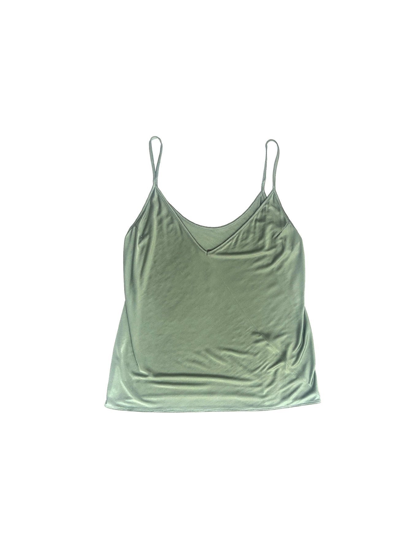 RICK OWENS Green Temple Slip Top