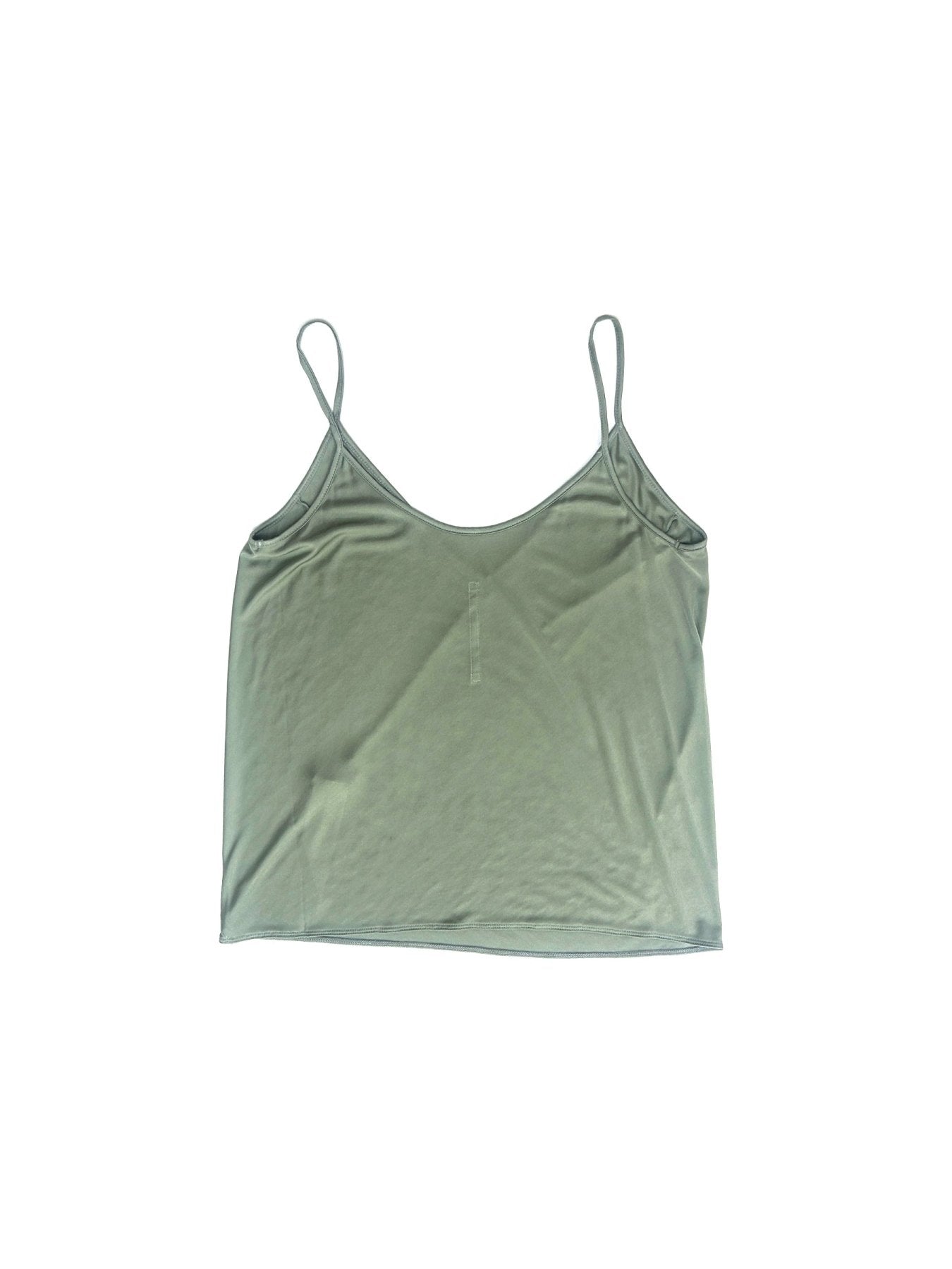 RICK OWENS Green Temple Slip Top