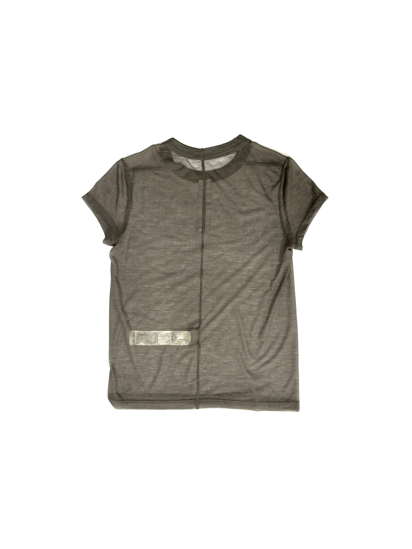 RICK OWENS Grey Cropped Level T Shirt