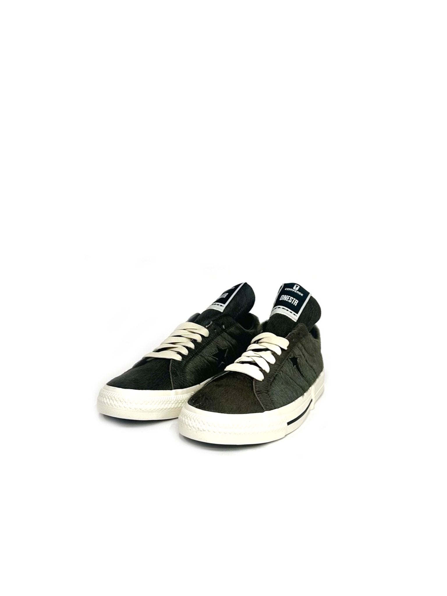 RICK OWENS Grey Drkshdw X Converse Fur Sneakers