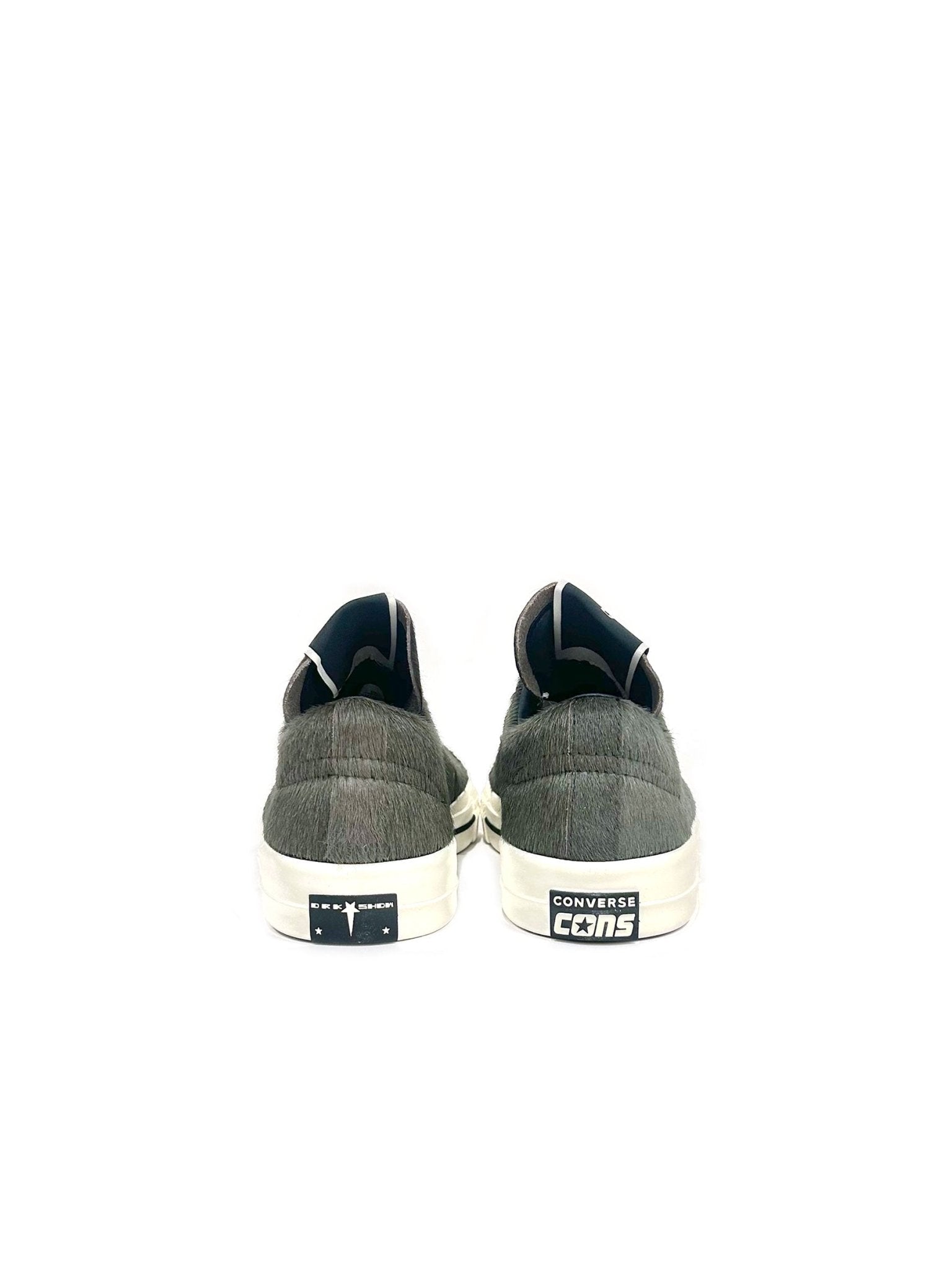 RICK OWENS Grey Drkshdw X Converse Fur Sneakers