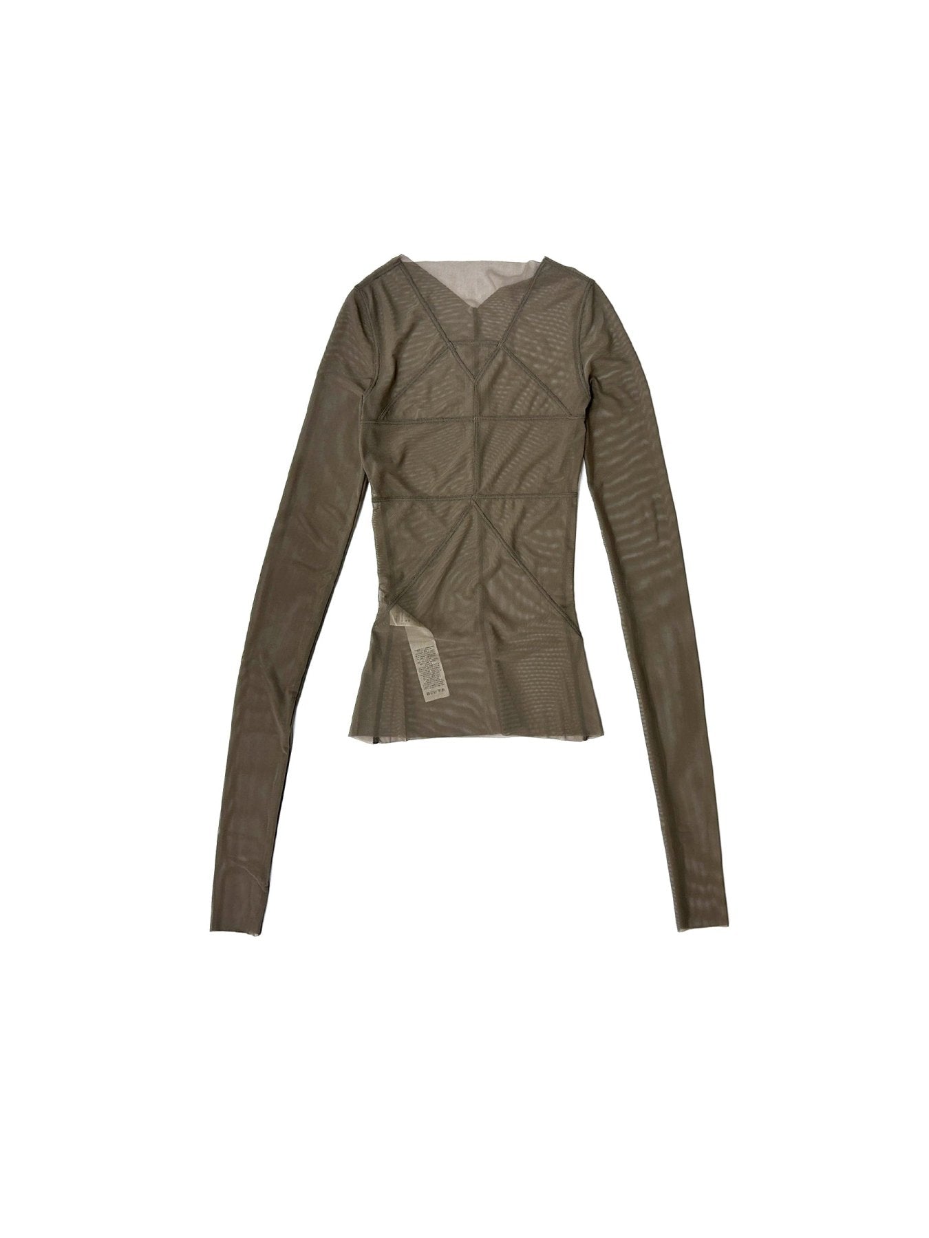 RICK OWENS Grey Temple Top