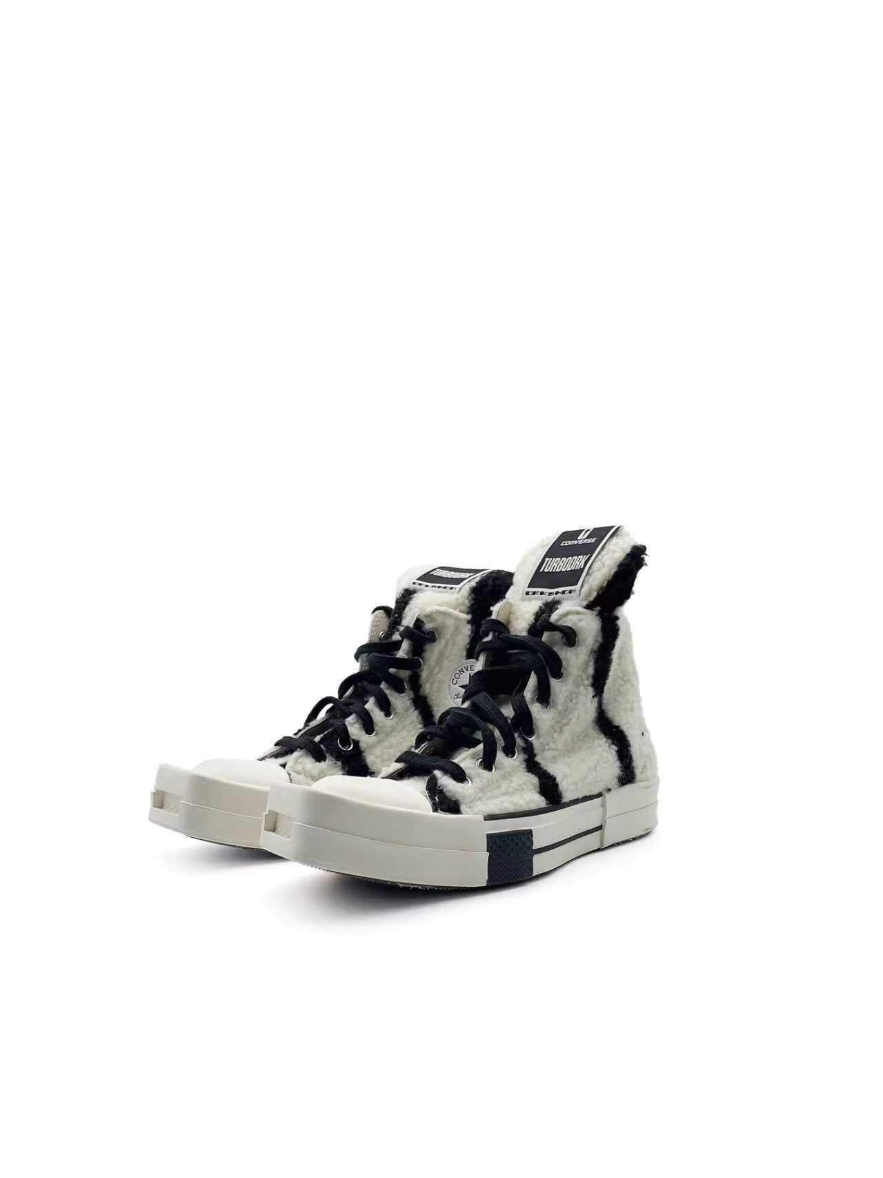 RICK OWENS - HO22 SCARPE - TURBODRK HI - AW22 - PEARL/BLACK