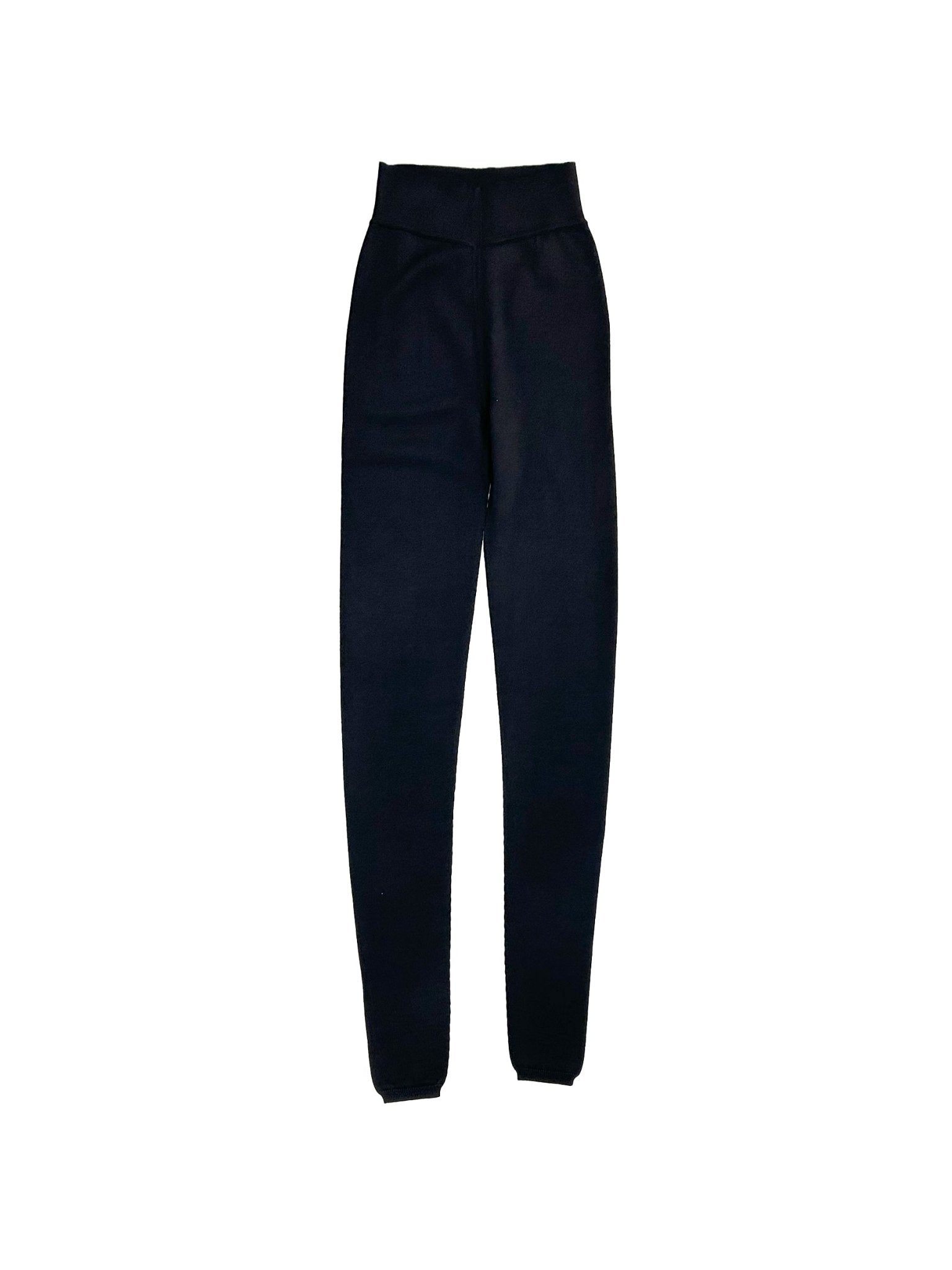 RICK OWENS - Knit Pants - Leggings - AW25 - 09 BLACK