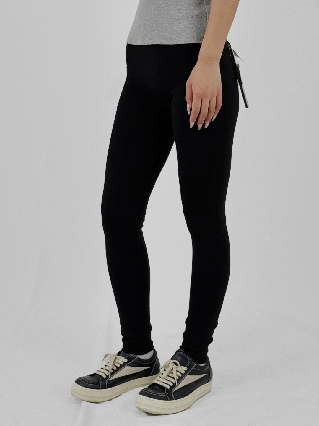 RICK OWENS - Knit Pants - Leggings - AW25 - 09 BLACK