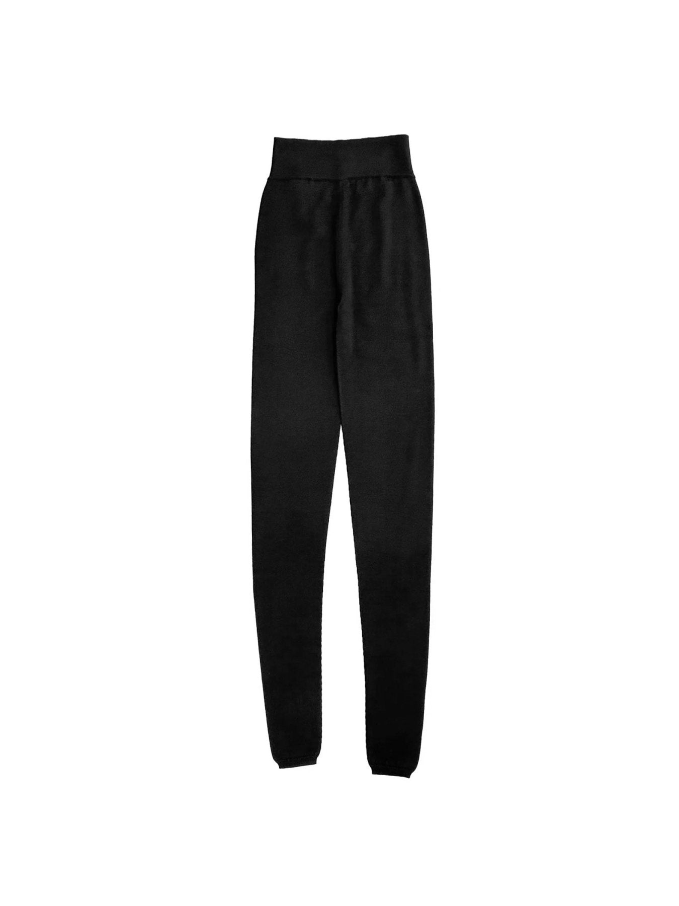 RICK OWENS - Knit Pants - Leggings - AW25 - 09 BLACK