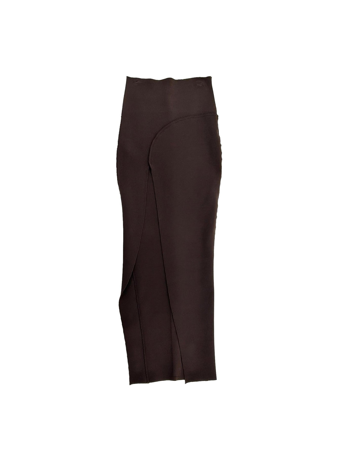RICK OWENS - Knit Skirt- Theresa Skirt - AW25 - 04 BROWN