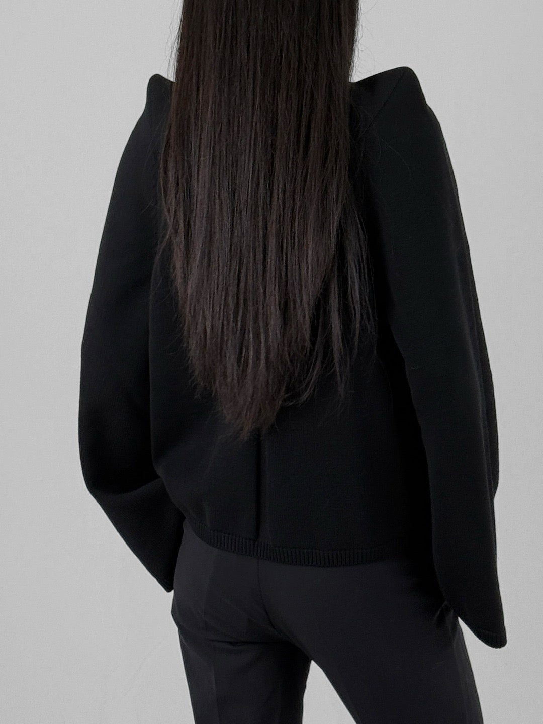 RICK OWENS - Knit Sweater - Con Top - AW25 - 09 BLACK