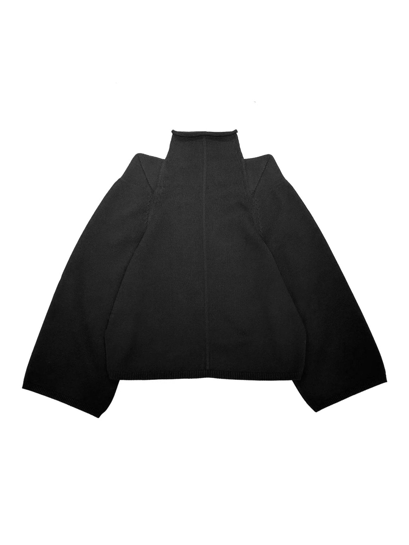 RICK OWENS - Knit Sweater - Con Top - AW25 - 09 BLACK