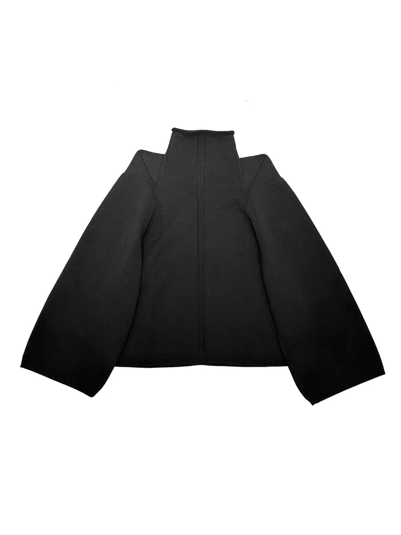 RICK OWENS - Knit Sweater - Con Top - AW25 - 09 BLACK