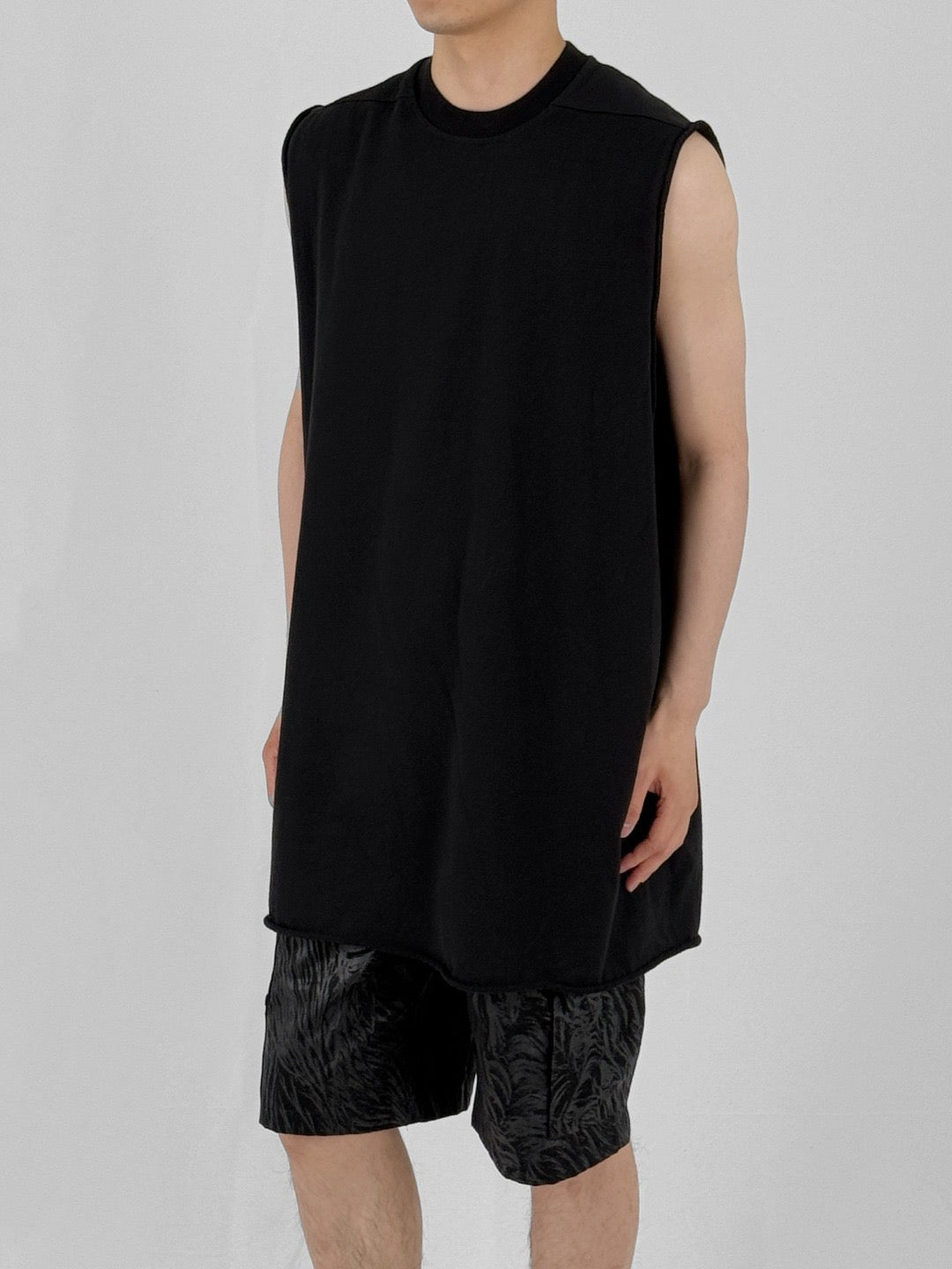 RICK OWENS - Knit Top - Jumbo Sl T - AW25 - 09 BLACK