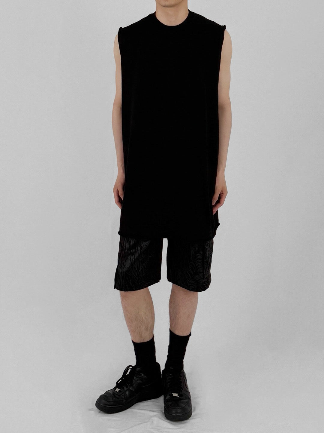 RICK OWENS - Knit Top - Jumbo Sl T - AW25 - 09 BLACK