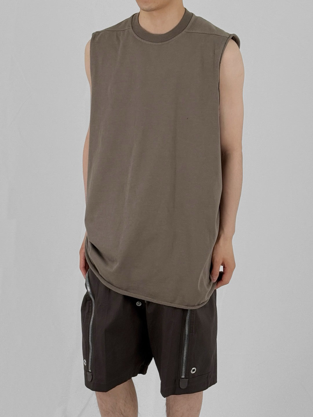 RICK OWENS - Knit Top - Jumbo Sl T - AW25 - 34 DUST