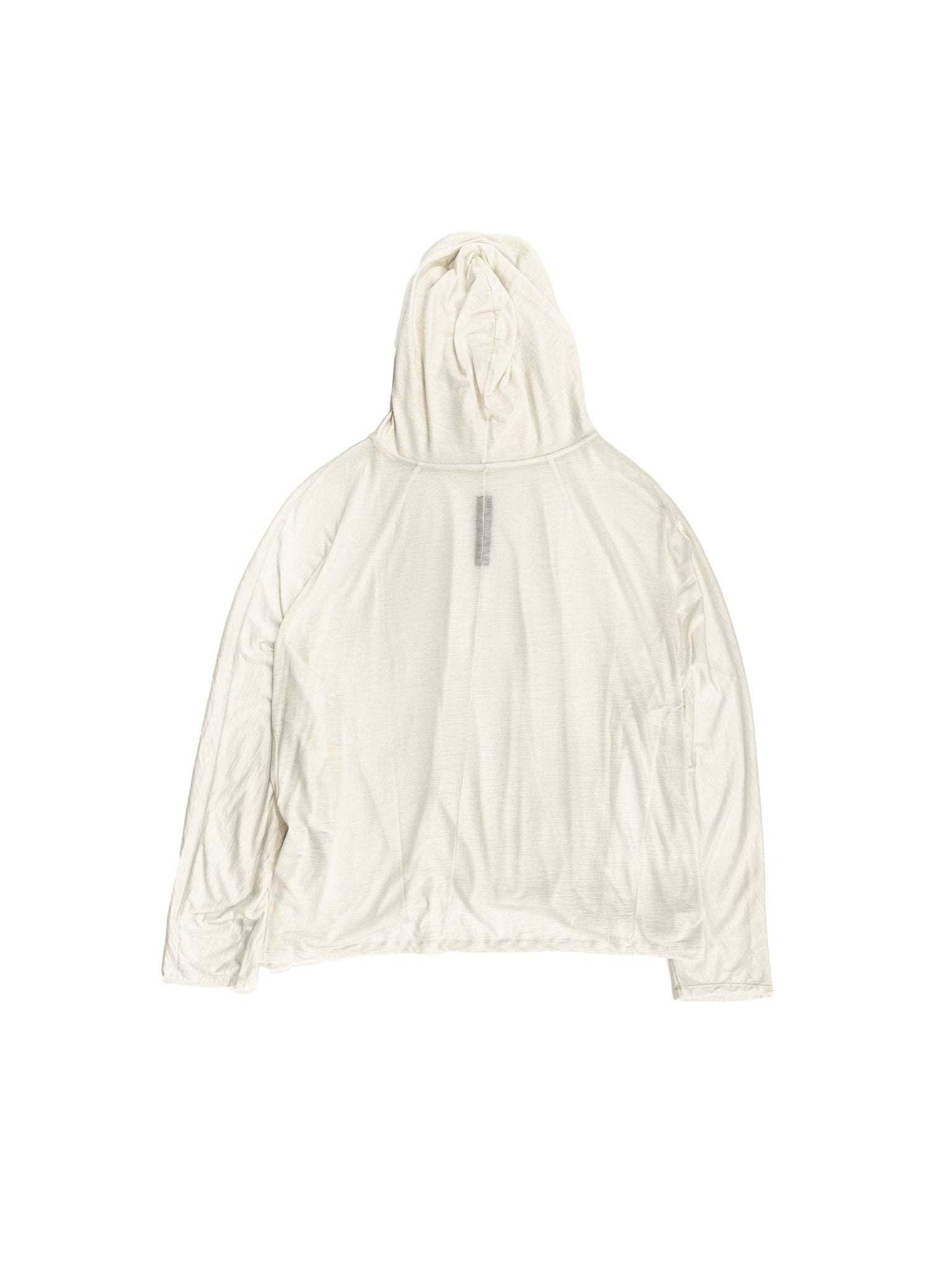 RICK OWENS - Knit Tunic - Hooded Tunic - AW25 - 21 NATURAL