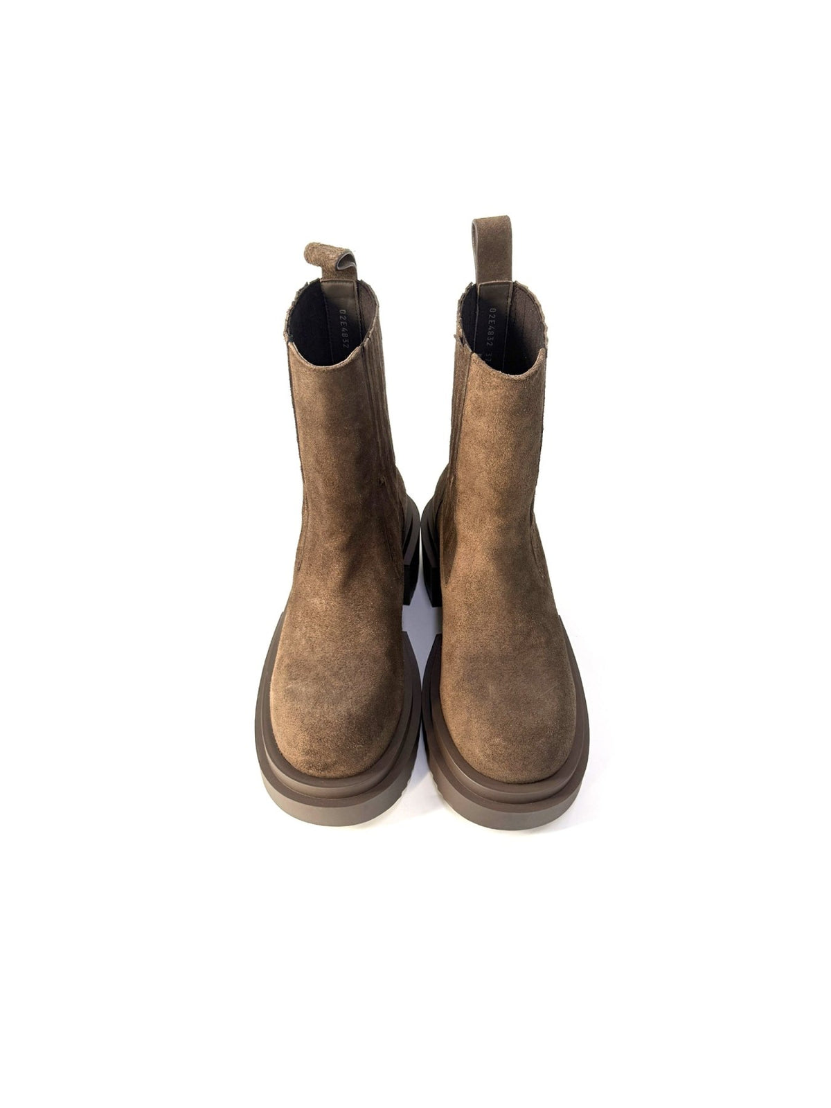 RICK OWENS - Leather Boots - Beatle Bogun - AW25 - 78 DRKDUST
