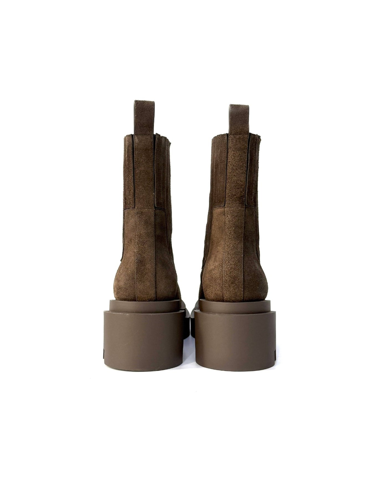 RICK OWENS - Leather Boots - Beatle Bogun - AW25 - 78 DRKDUST