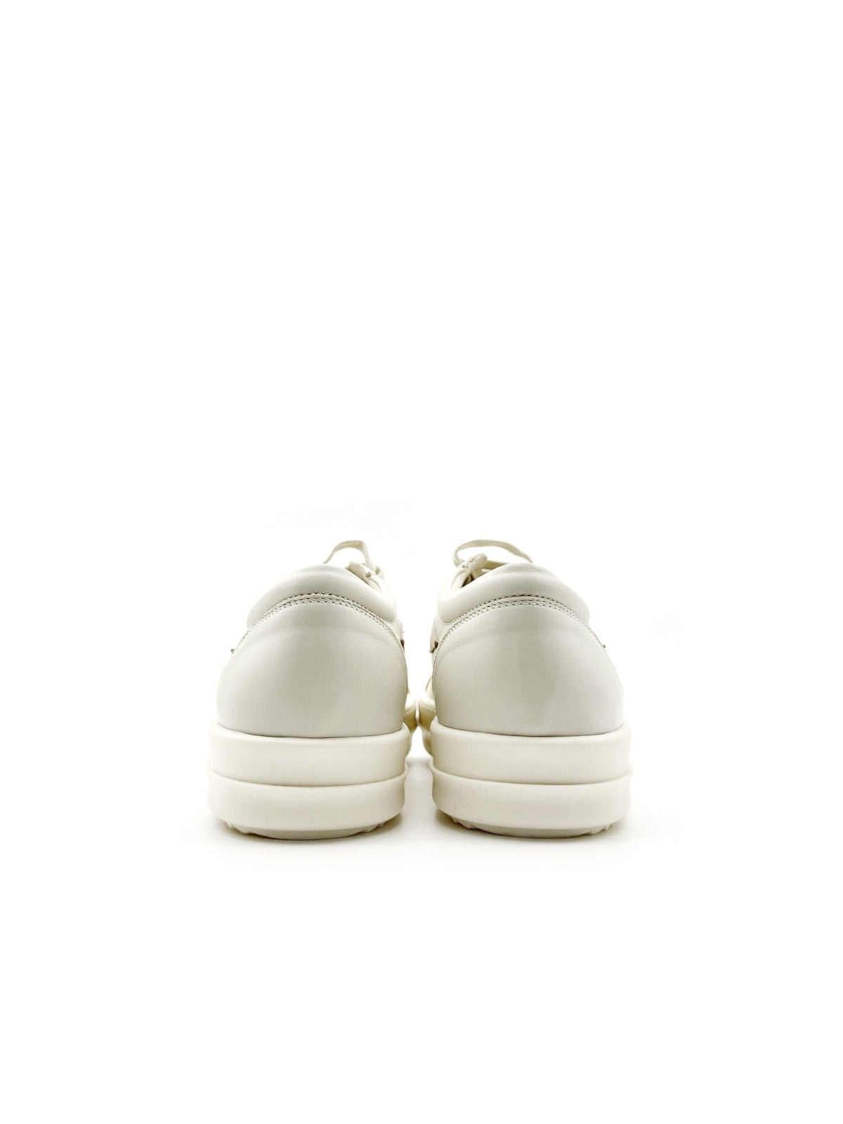 RICK OWENS Leather Low Sneakers