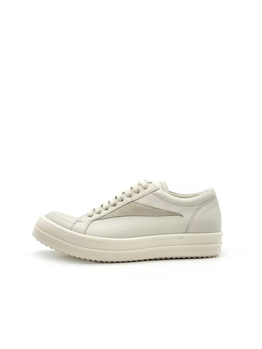 RICK OWENS Leather Low Sneakers