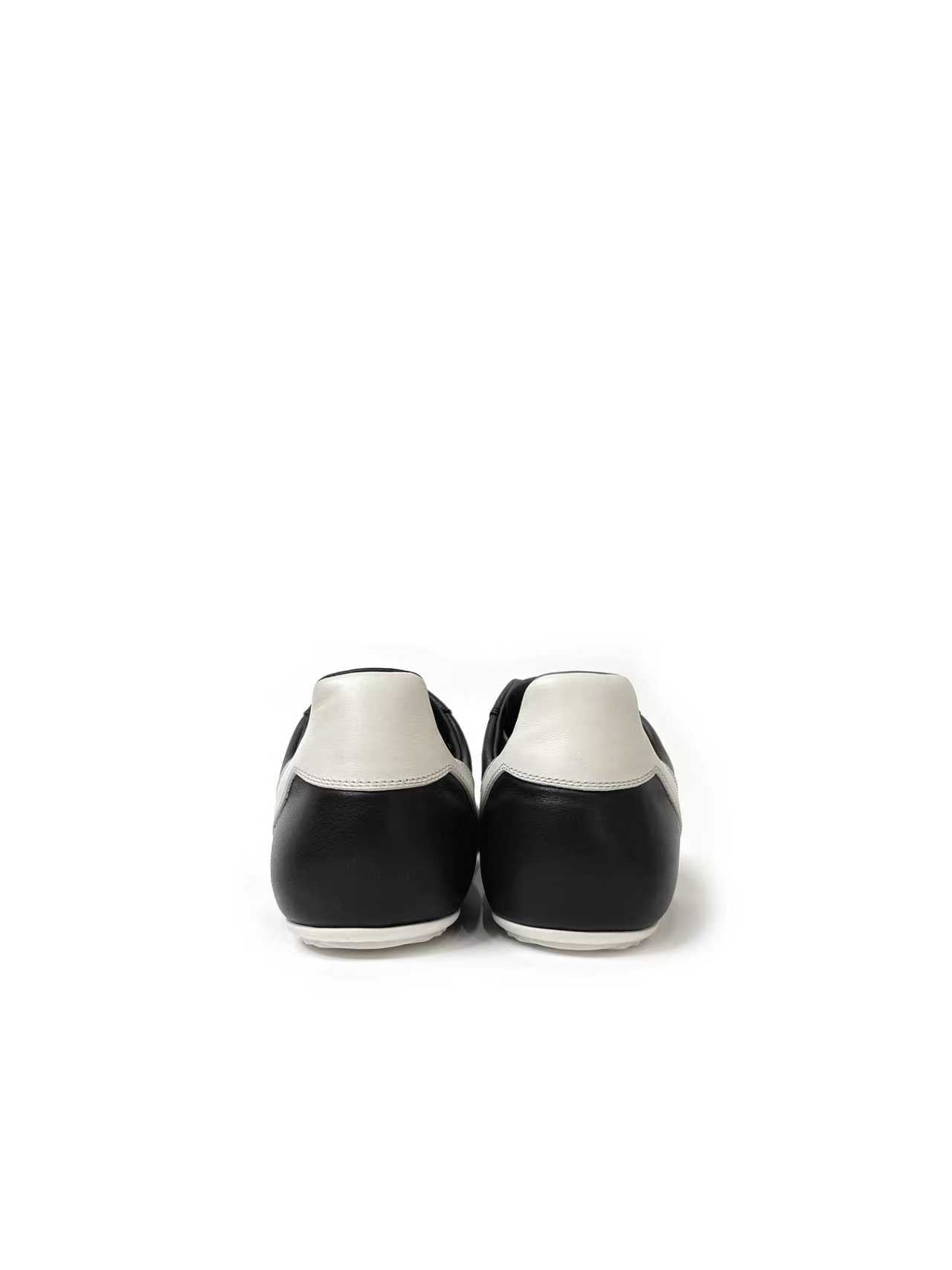 RICK OWENS - Leather Shoes - Minimal Sneak - AW25 - 911 BLACK/MILK/MILK