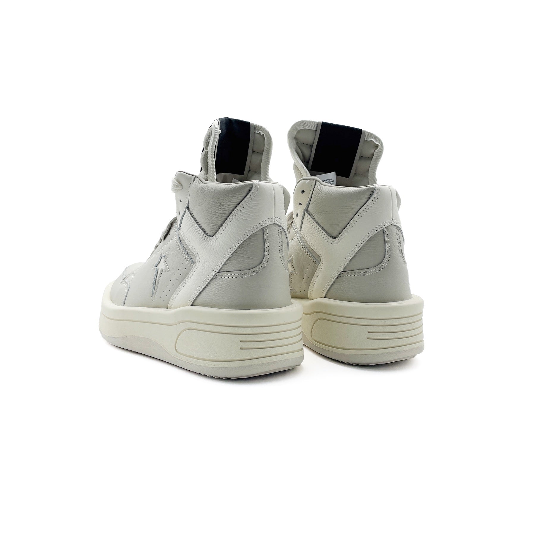 Rick Owens - Leather Shoes - Turbowpn A10960C - AW24 - OYSTER WHITE