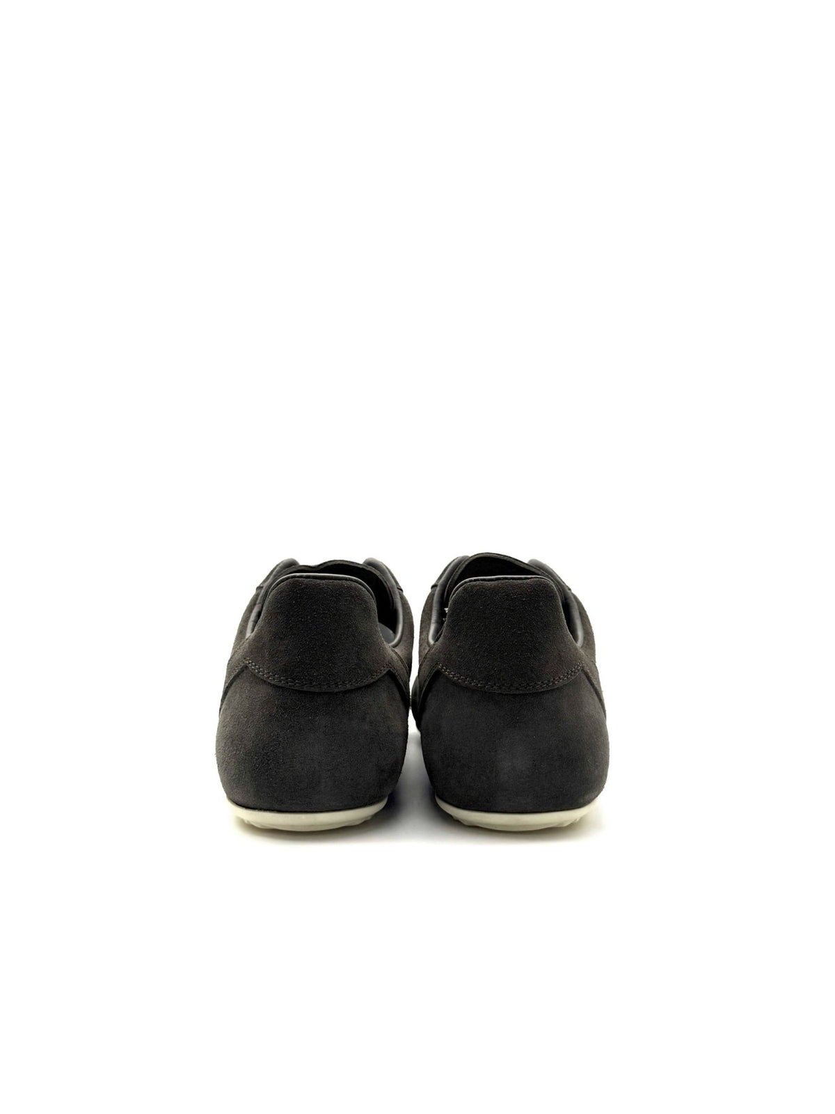 RICK OWENS Minimal Sneaks Suede Low-Top Sneakers