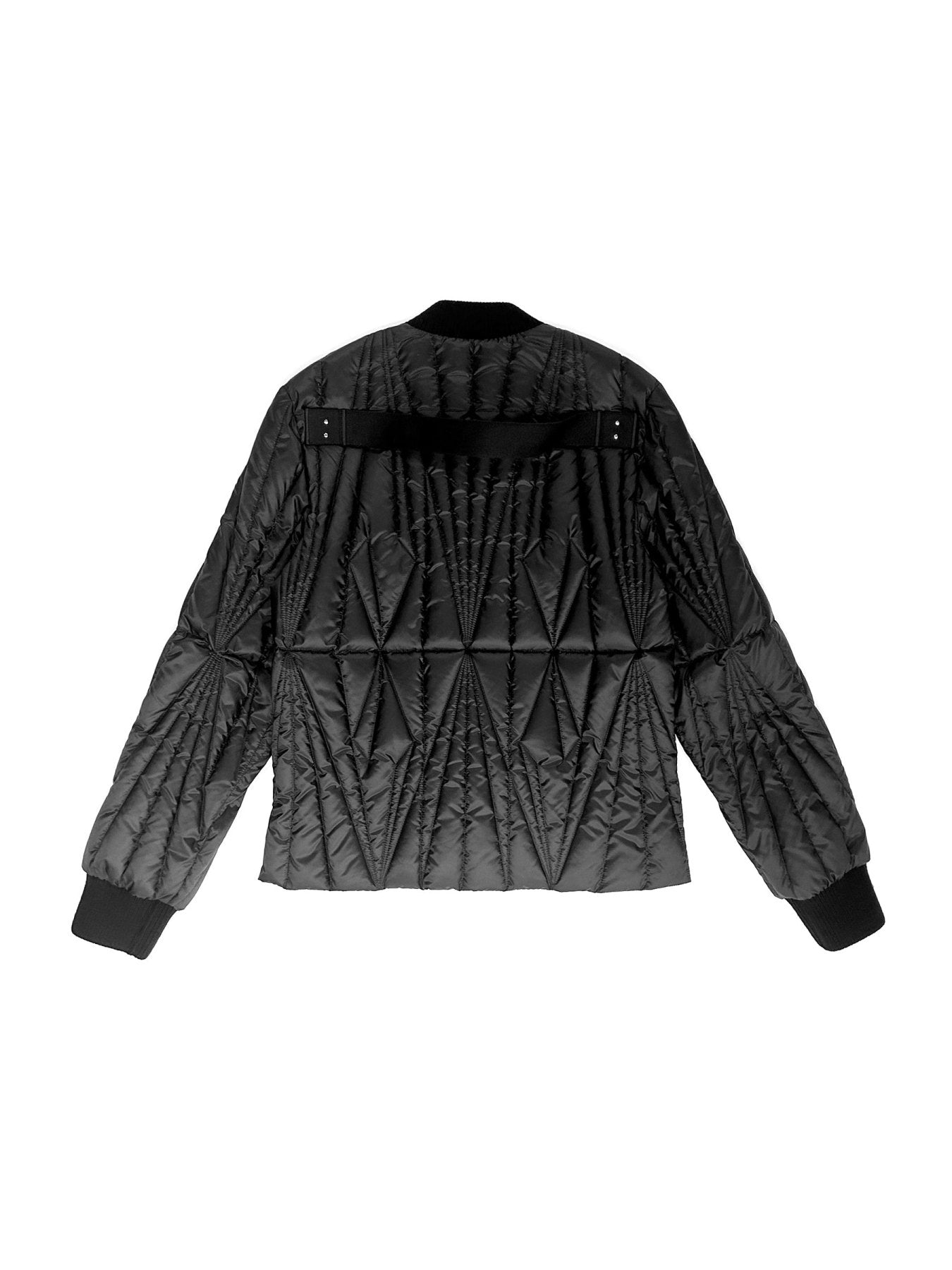 Rick Owens Moncler Black Geocamo Flight Jacket - MACHINE-A