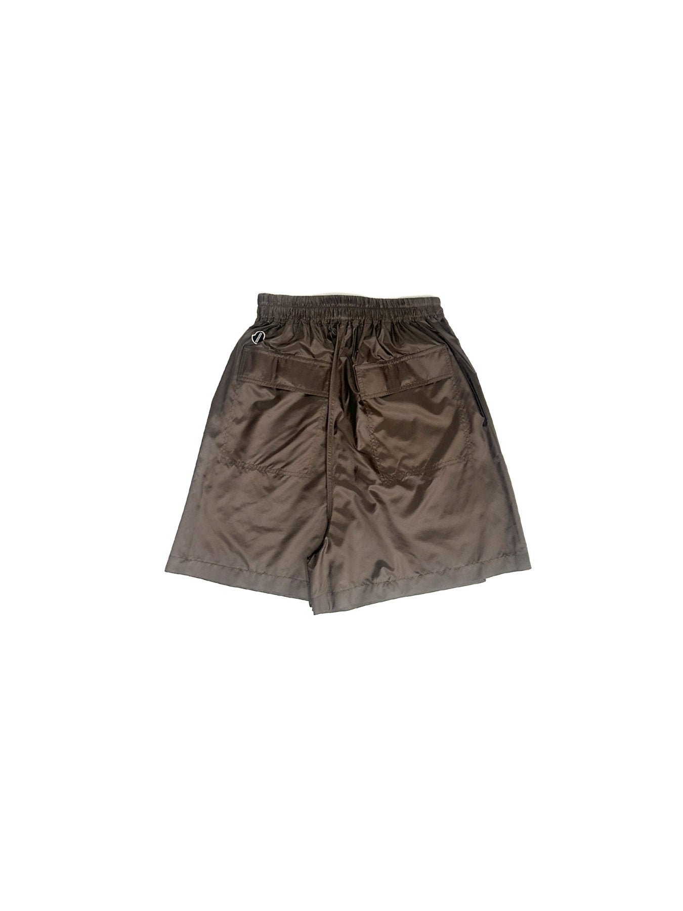 Rick Owens Moncler Brown Kilt Shorts