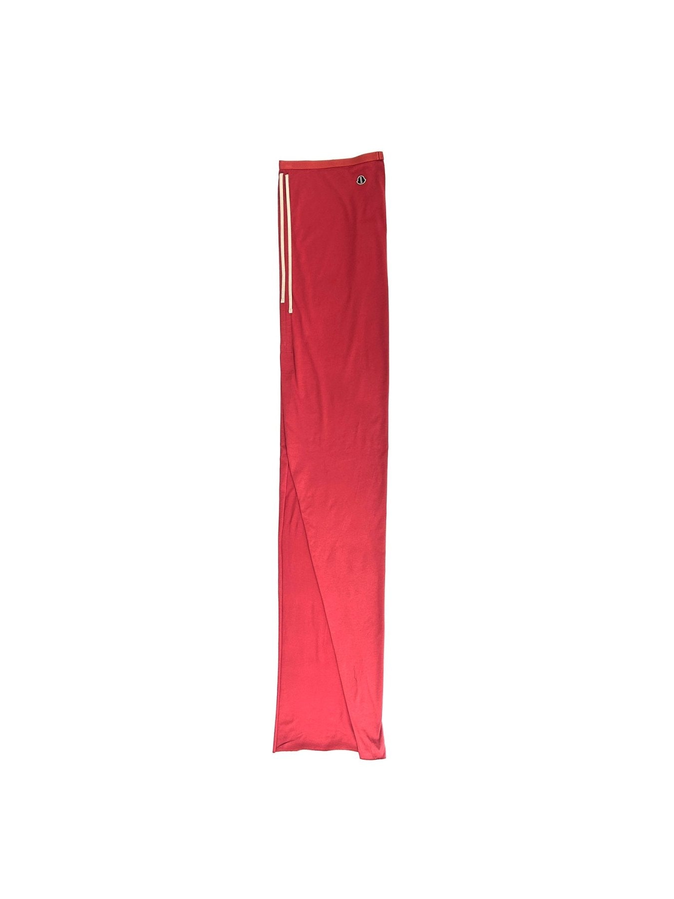 Rick Owens Moncler Red Adjustable Skirt