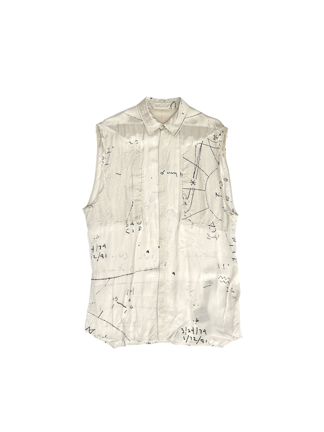 RICK OWENS Off White Jumbo Sl Outershirt