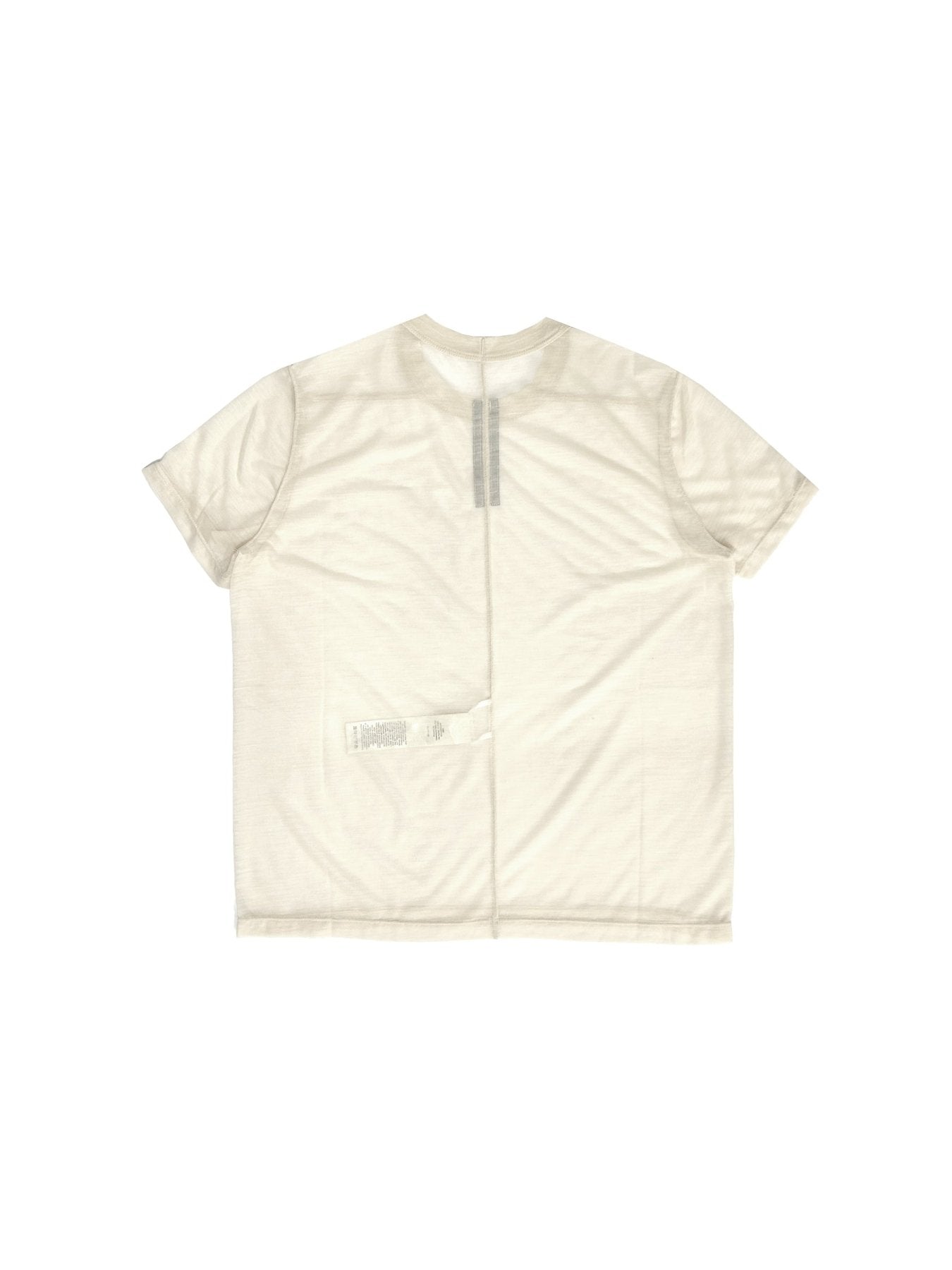 RICK OWENS Off White Short Level T Shirt