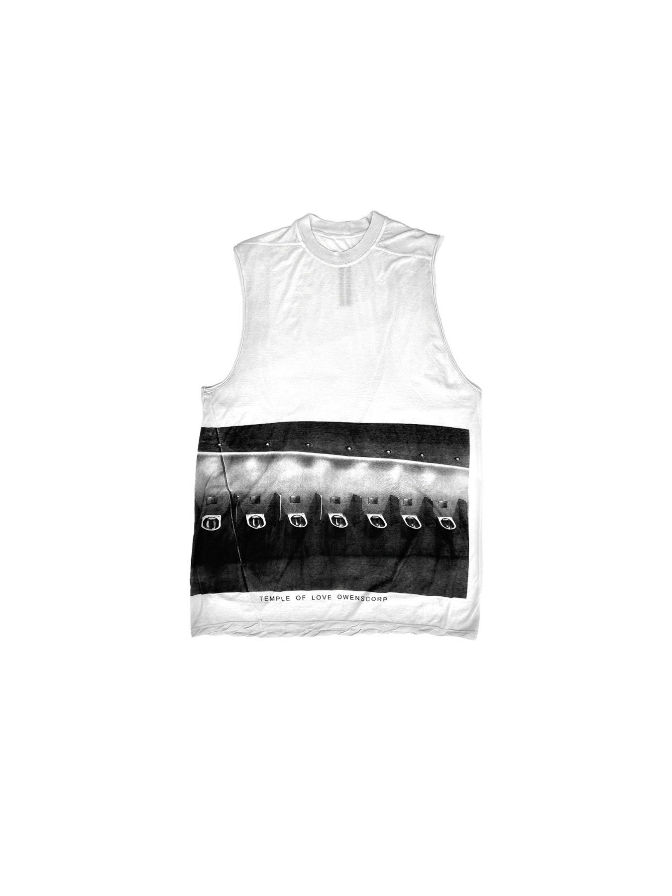 RICK OWENS Off White Temple Jumbo Sl Tshirt