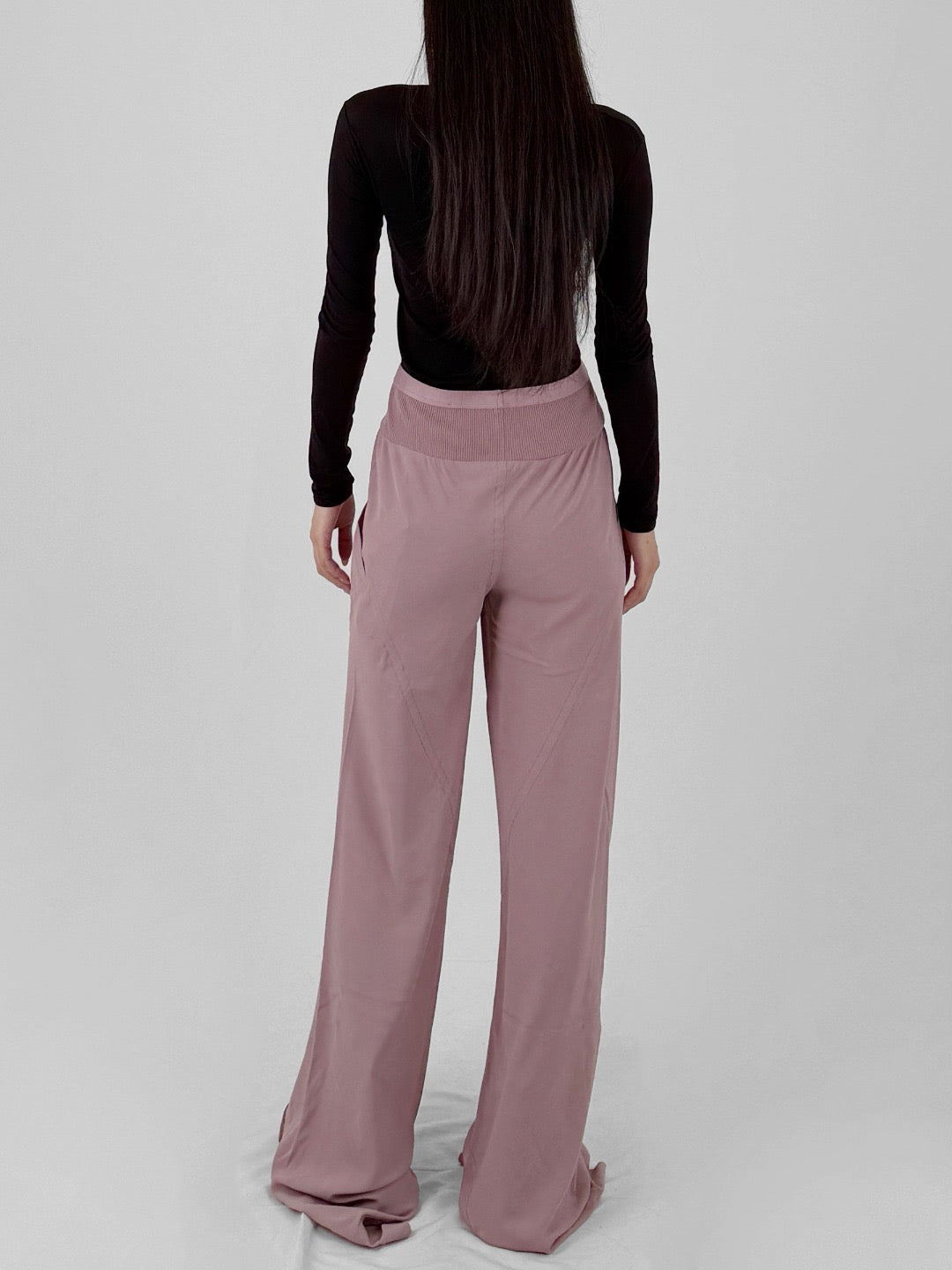 RICK OWENS Pink Women Pre Woven Pants