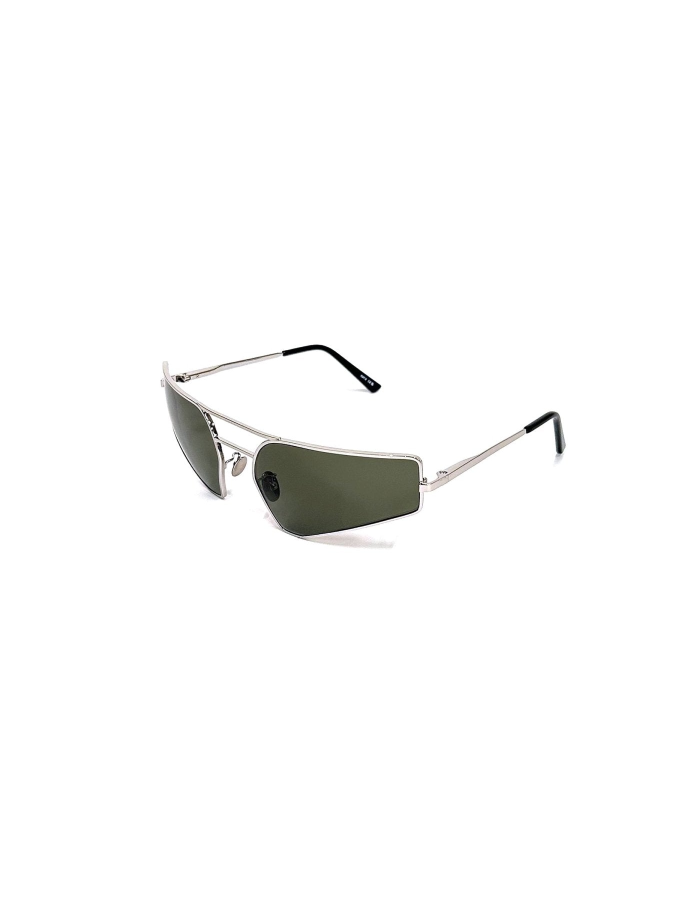 RICK OWENS Silver Sunglasses Prong