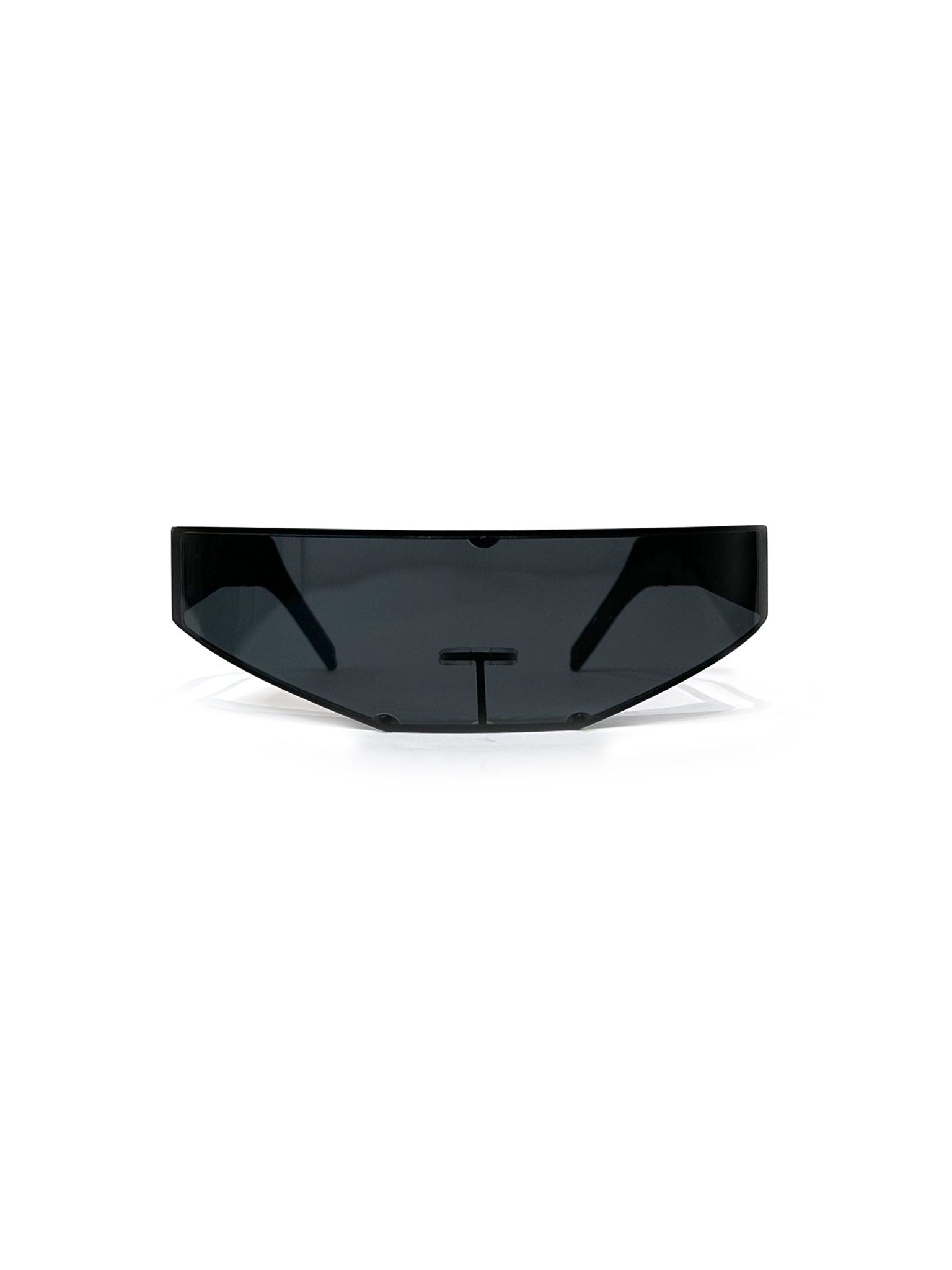 RICK OWENS - Sunglasses Cyclops - AW25 - 0909 BLACK TEMPLES/BLACK LENS