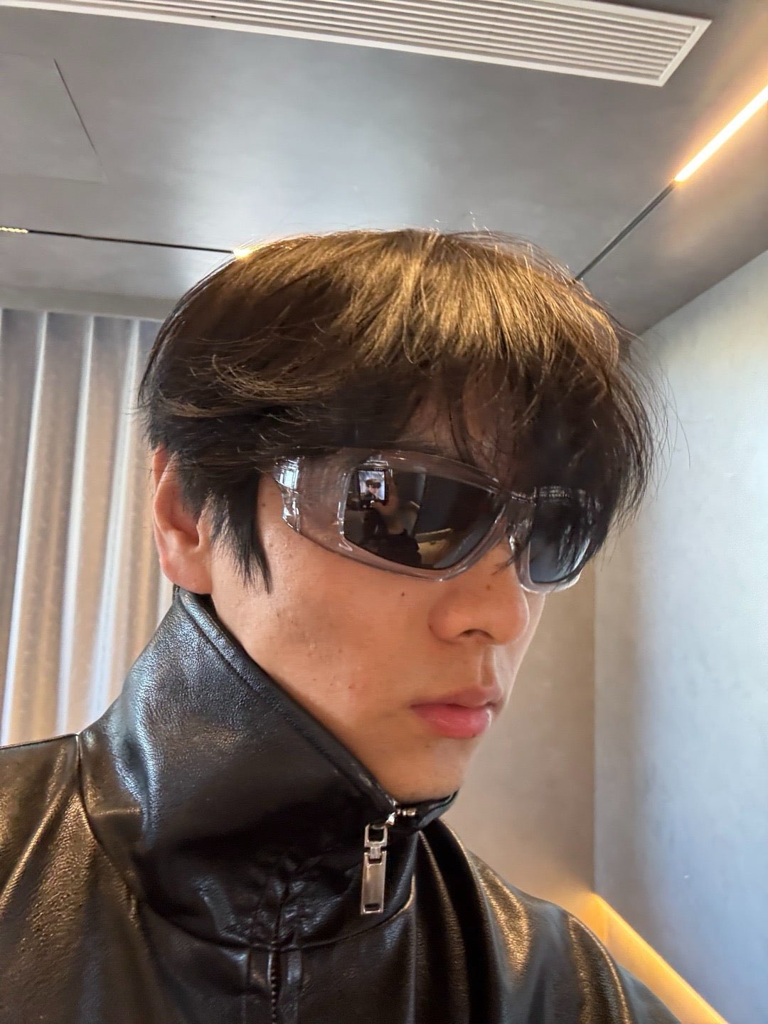 RICK OWENS - Sunglasses Rick - AW25 - 0109 TRASP.TEMPLE/BLK LENS