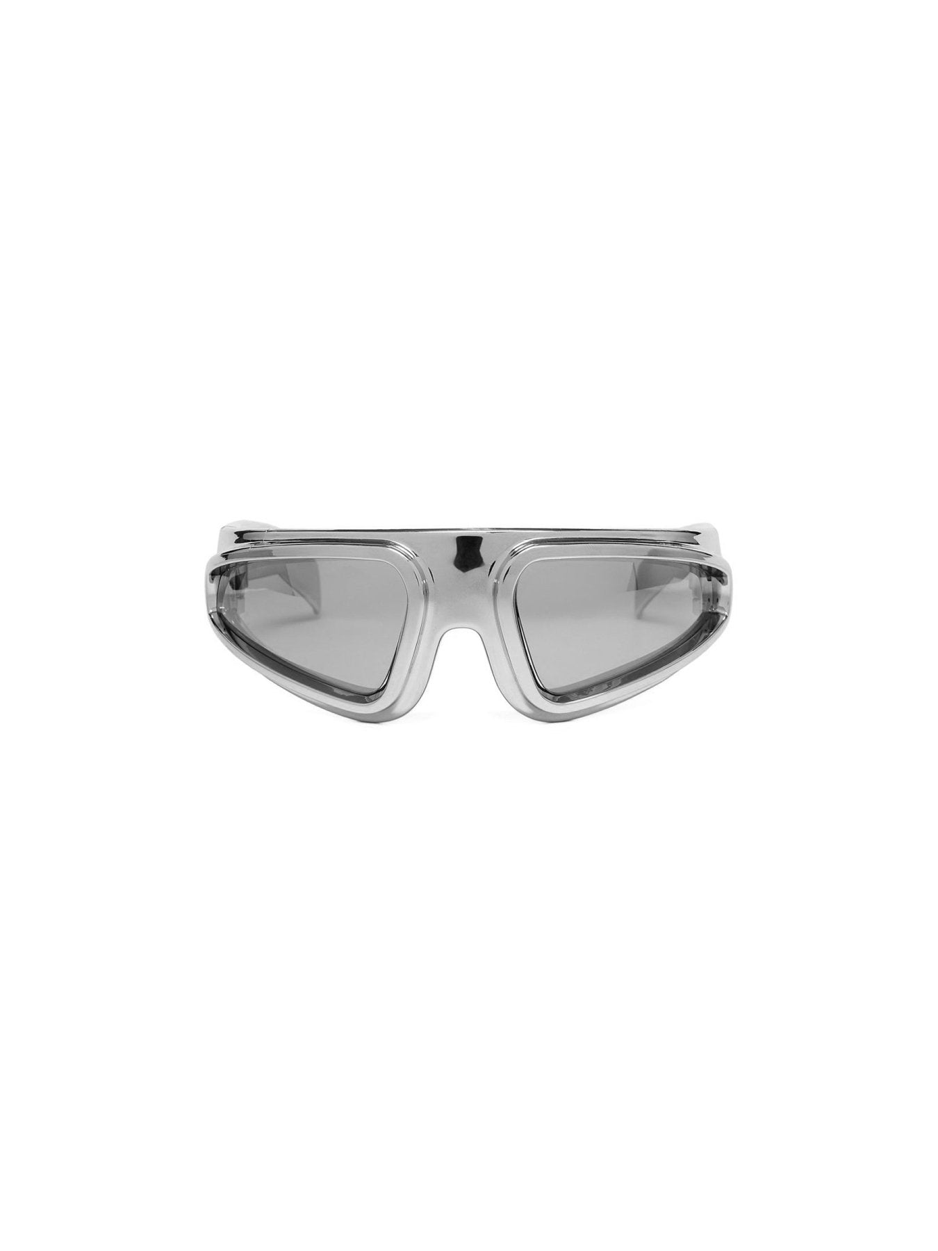 RICK OWENS - Sunglasses Ryder - AW25 - 1818 SILVER TEMPLE/SILVER LENS