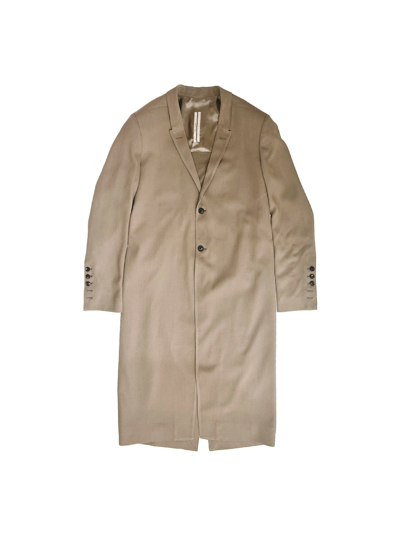 RICK OWENS Taupe Concordian Coat