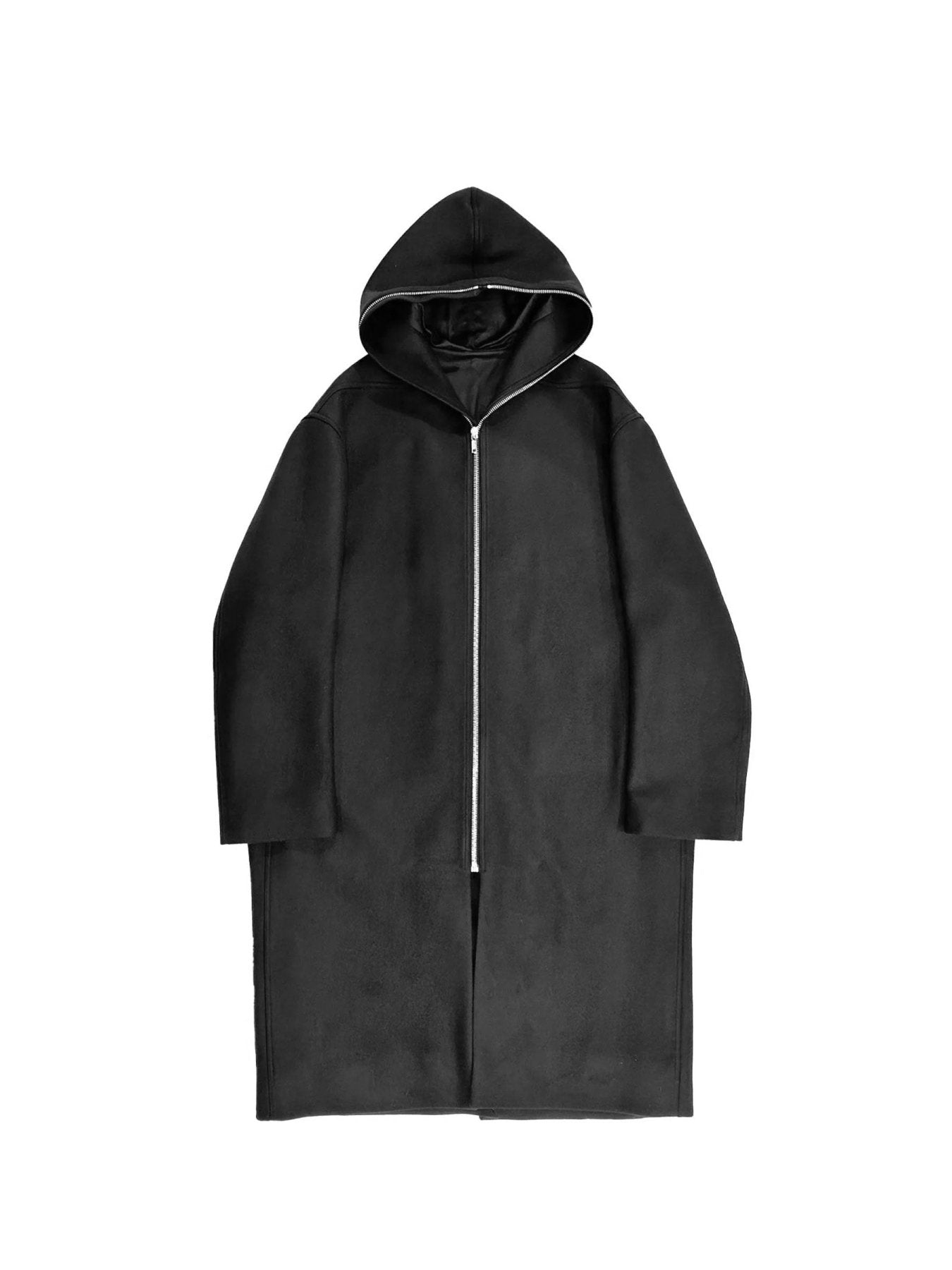 RICK OWENS - Woven Coat - Gimp Mac - AW25 - 09 BLACK