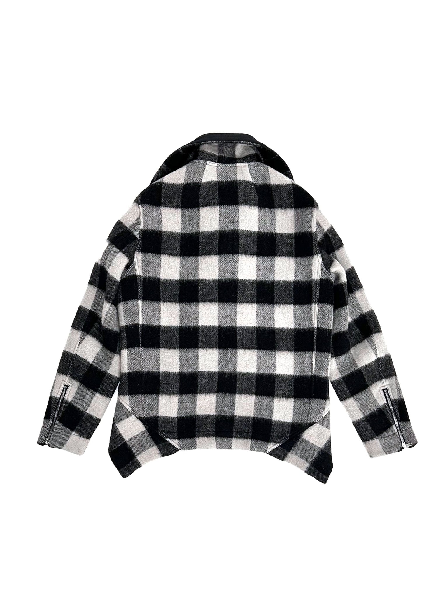 RICK OWENS - Woven Jacket - Exploder Jkt - AW25 - 09P BLACK PLAID