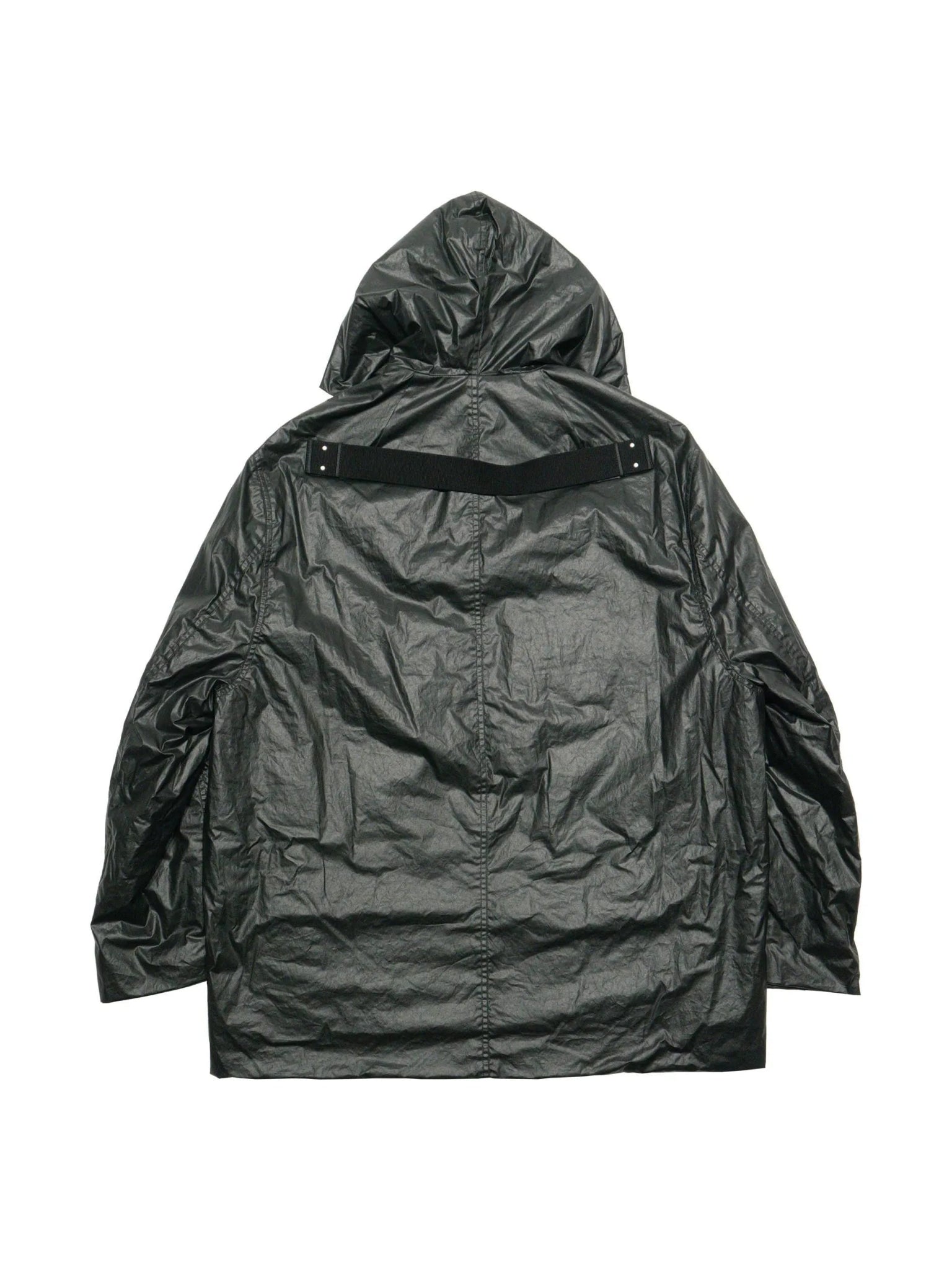RICK OWENS - Woven Padded Jacket - Cropped Mac - AW25 - 09 BLACK